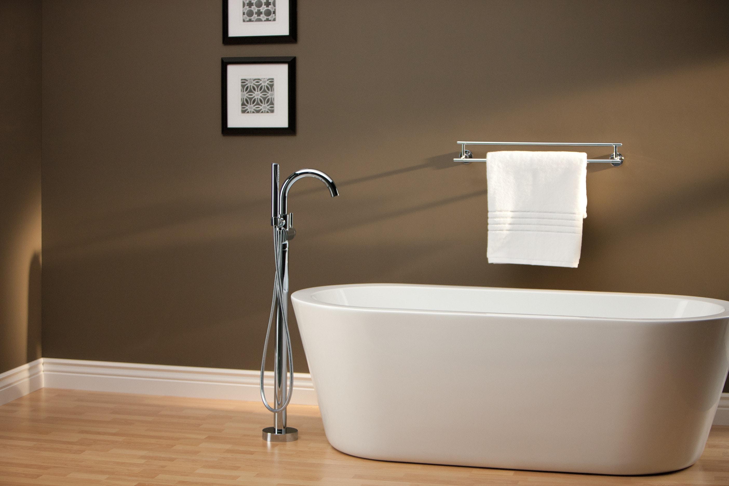 Trinsic Single Handle Floor Mounted Freestanding Tub Filler