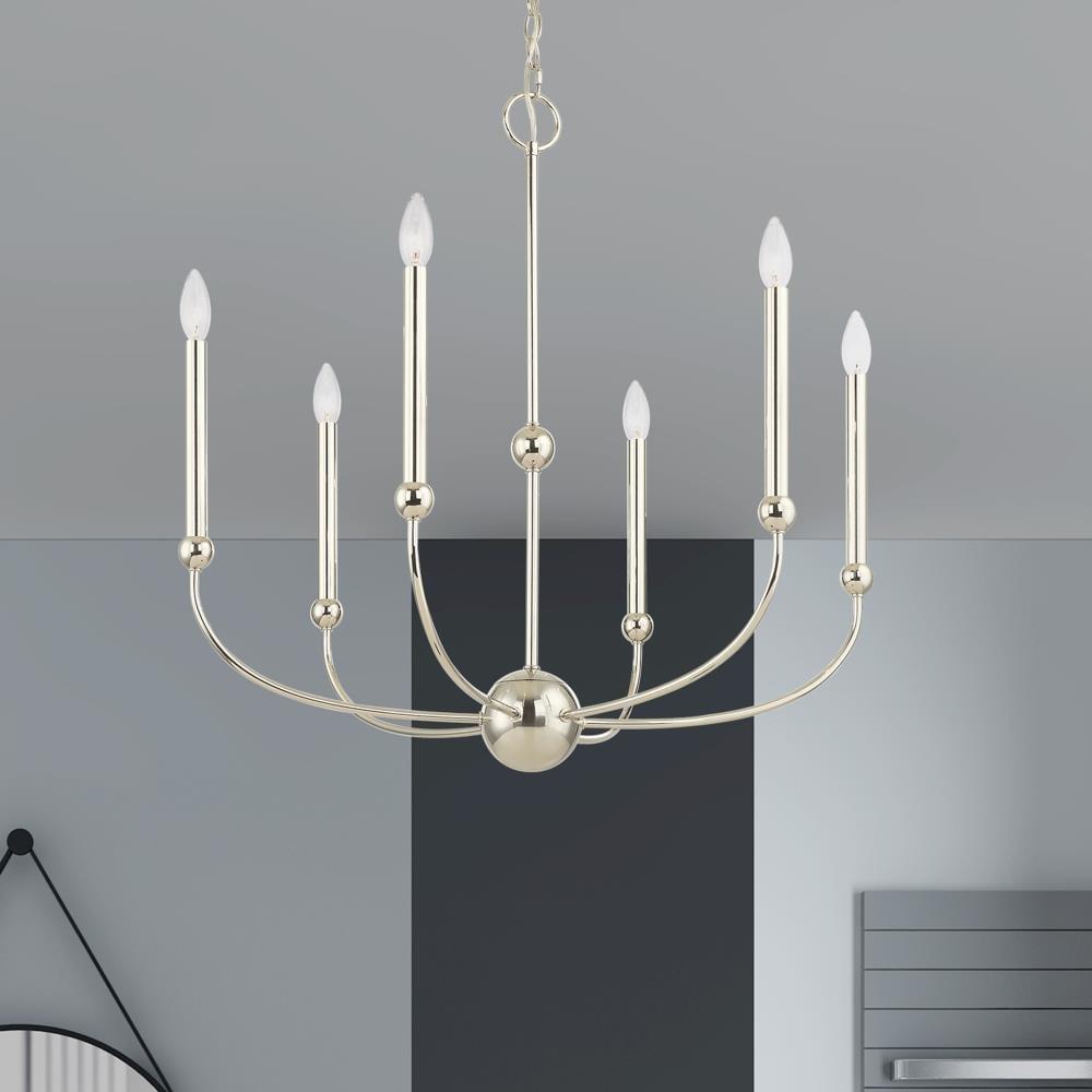 6 - Light Dimmable Chandelier