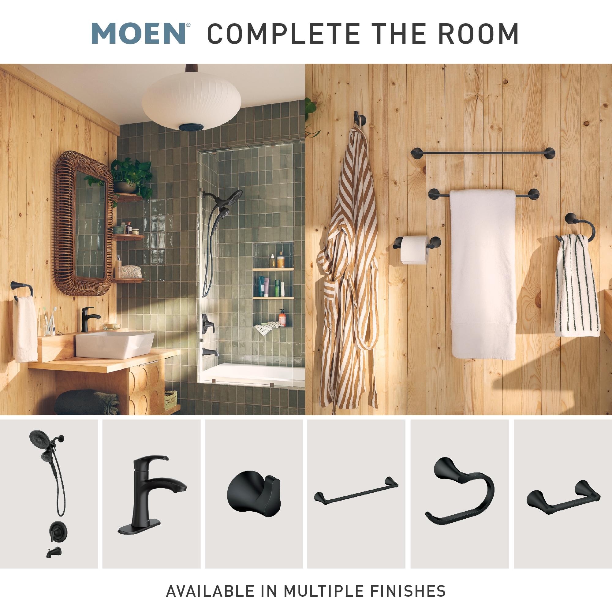 Moen Magnetix 82137SRN Graeden Spot Resist Brushed Nickel 1-Handle Bathtub and Shower Faucet with Valve