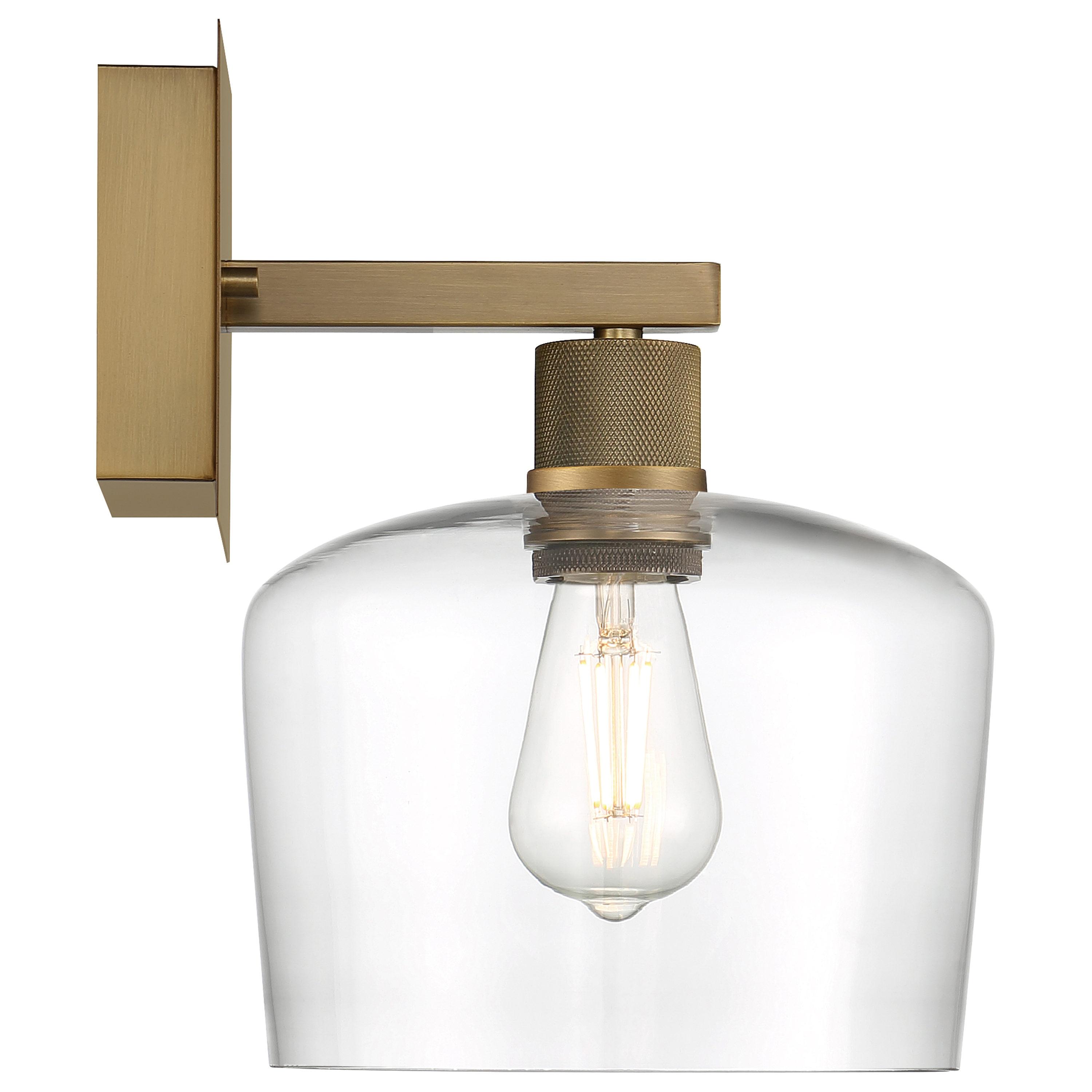 Access Lighting Chardonnay LED Wall Sconce in Antique Brushed Brass Color
