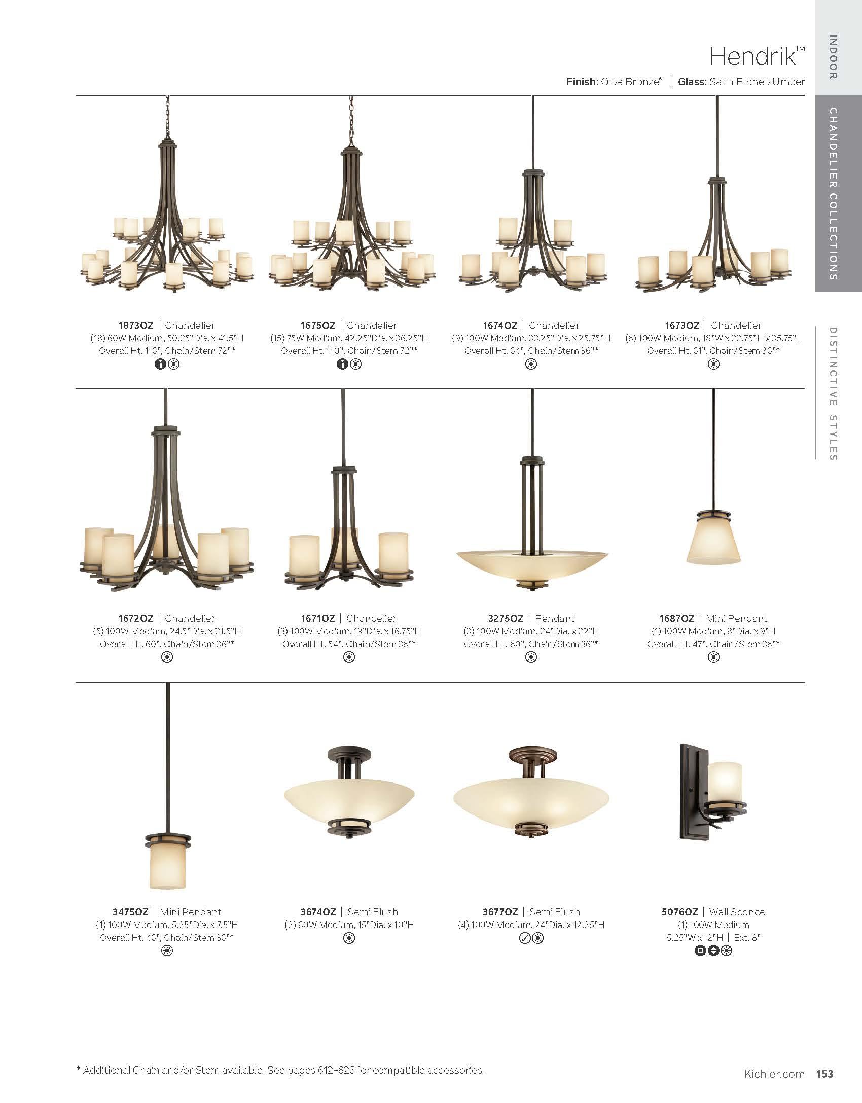 Kichler Lighting Hendrik 2 - Light Dimmable LED Vanity Light