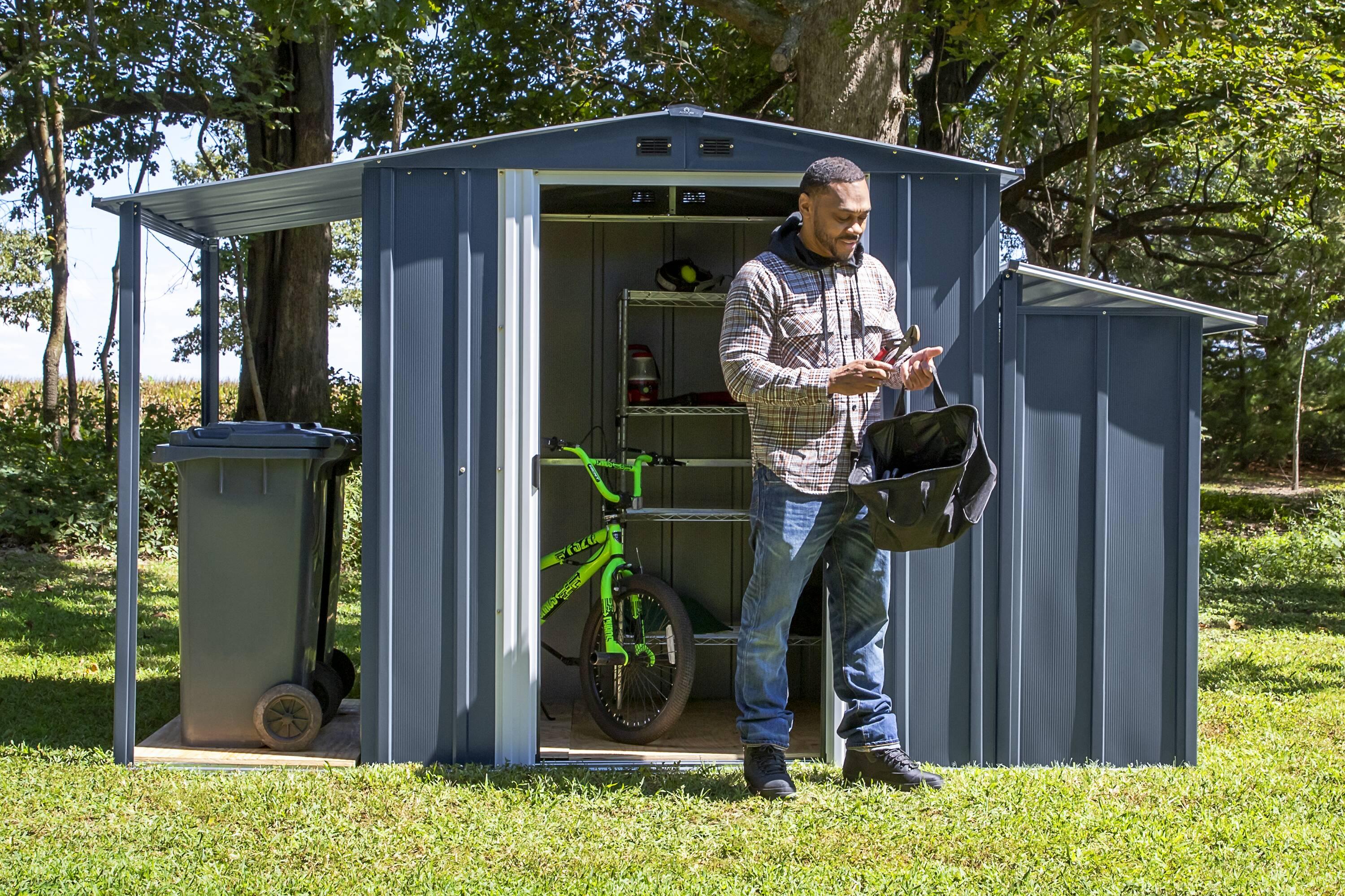 3-In-1 Steel Utility Shed