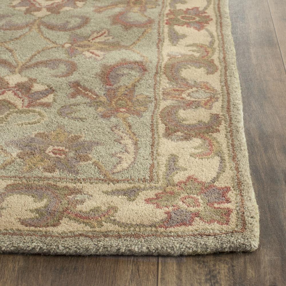 Heritage HG811 Hand Tufted Area Rug - Green/Gold - 6'x6' - Safavieh.