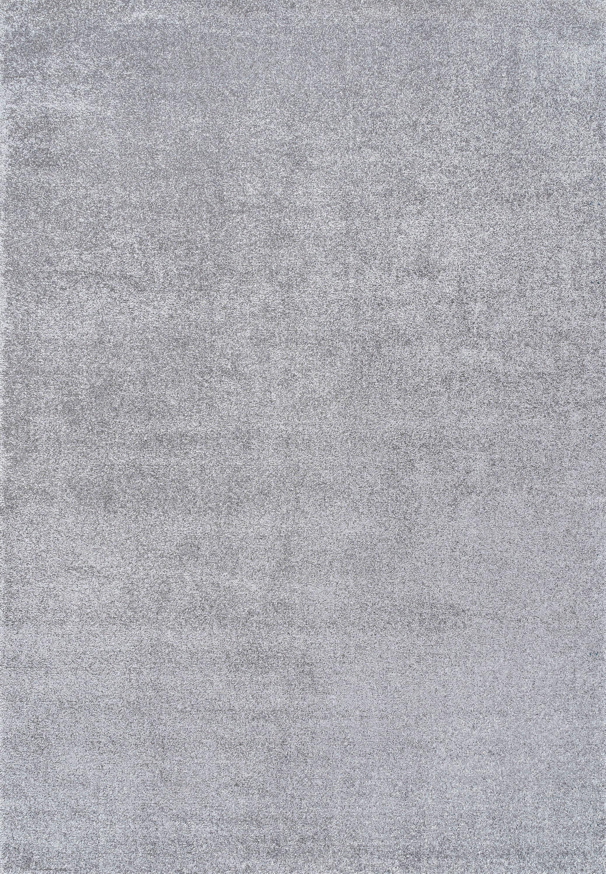 10' X 14' Rectangle Haze Solid Low-Pile Area Rug , Gray - JONATHAN Y