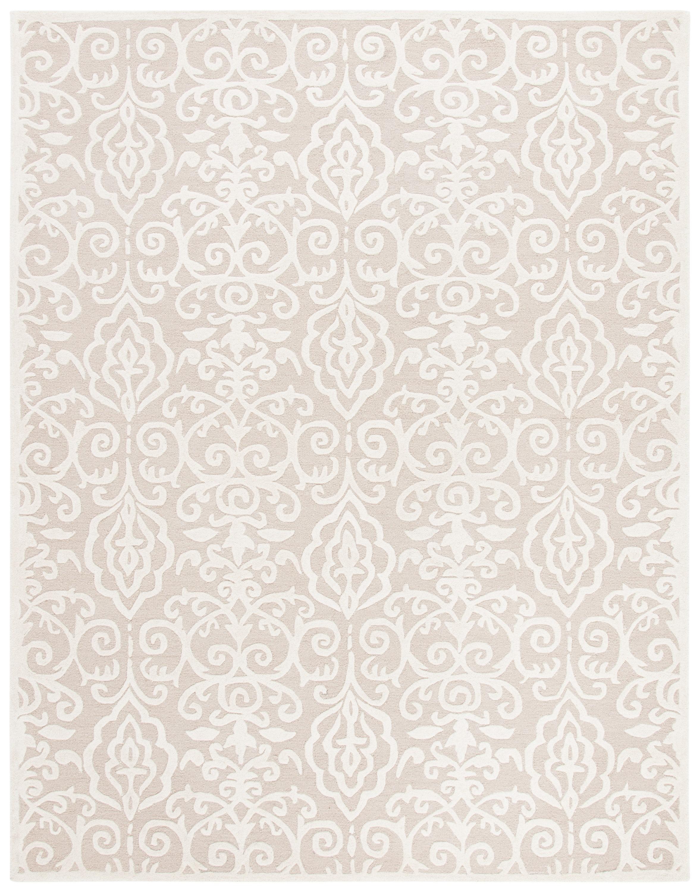 SAFAVIEH Martha Stewart Marais Geometric Damask Area Rug, Fledgling, 8' x 10'