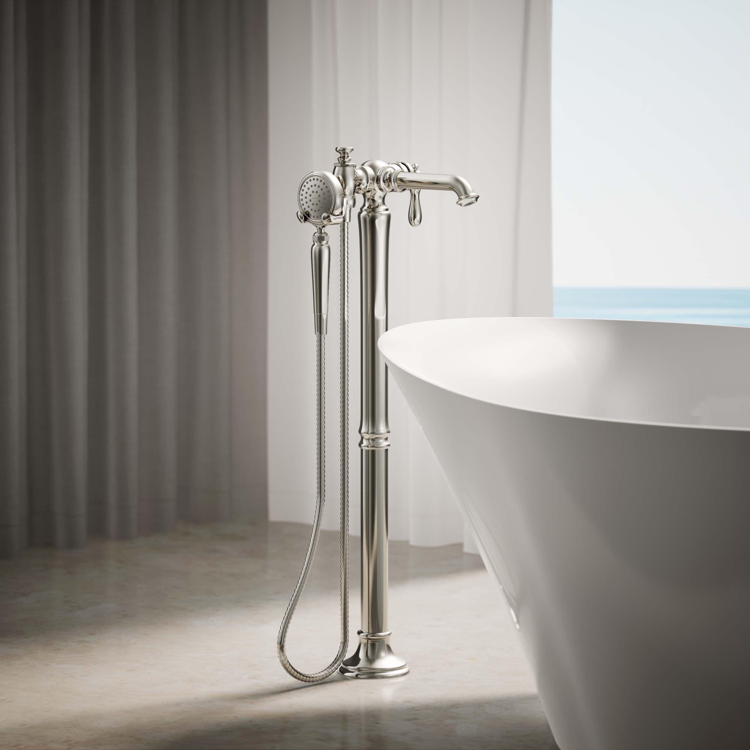Artifacts® Single Handle Floor Mounted Clawfoot Tub Faucet