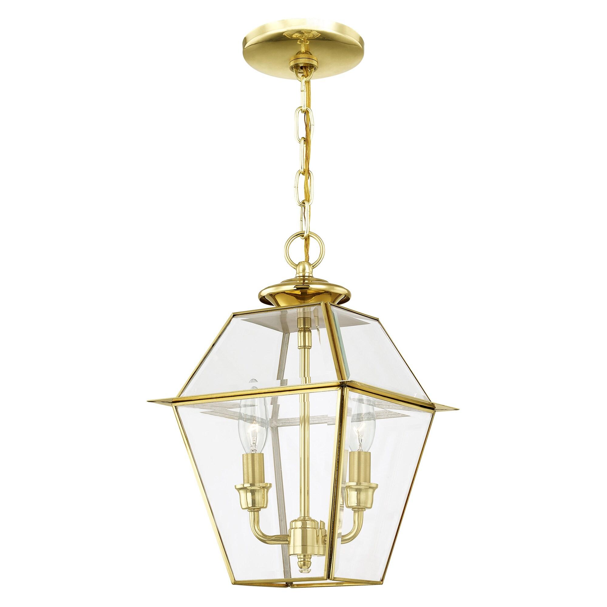Livex Lighting Westover 2 - Light Pendant in  Polished Brass