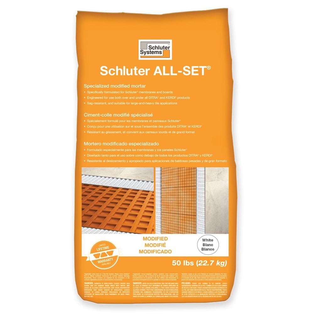 Schluter Systems All-Set White Thinset Tile Mortar ( 50 Pound(s) )
