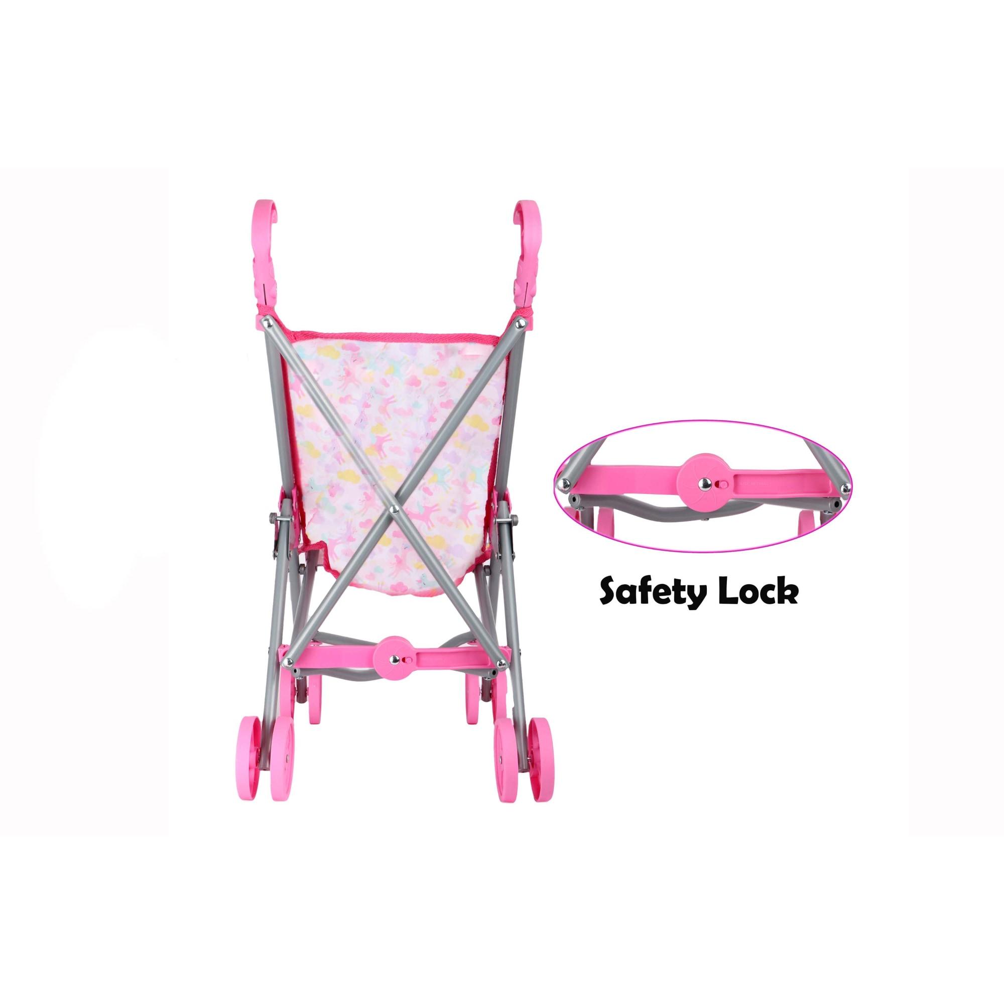 Dream Collection: Gigo 12" Baby Doll Care Gift Set with Stroller