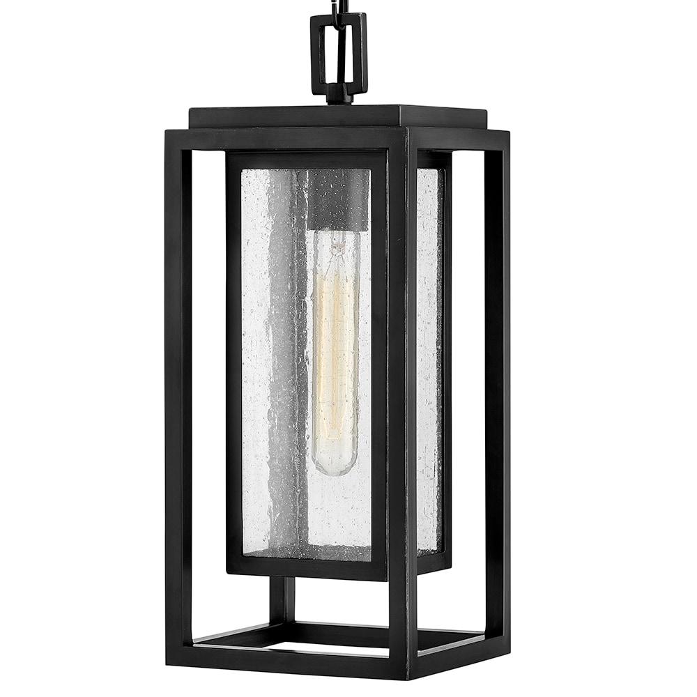 Hinkley Lighting 1002-Lv Republic 7" Wide Led Outdoor Mini Pendant - Black