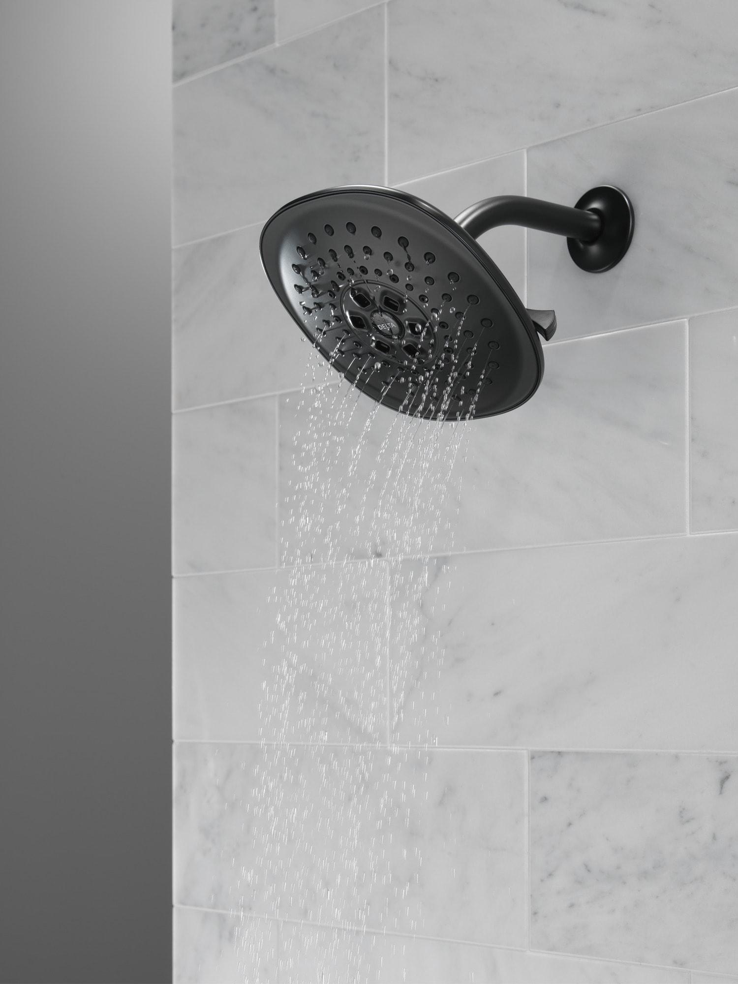 Universal Showering Components Shower Head in Matte Black