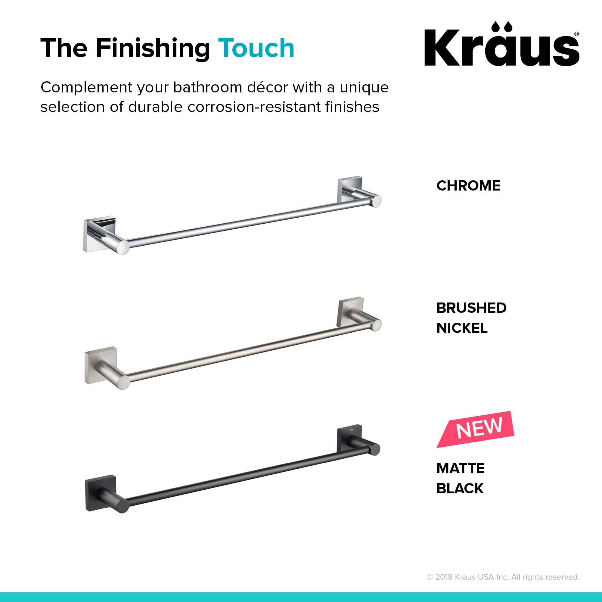 Kraus KEA-17736MB Ventus 18" Wall Mounted Towel Bar