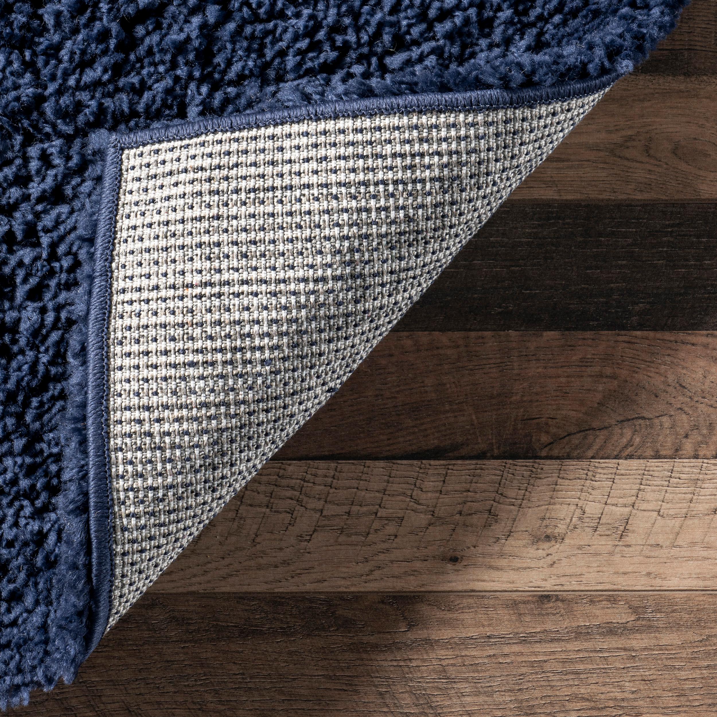 Marleen Plush Shag Navy 12 ft. x 15 ft. Area Rug