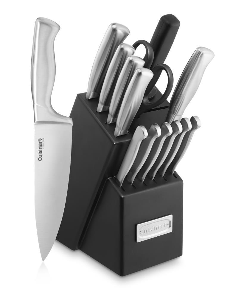 Cuisinart Stainless Steel Hollow Handle 15 Piece Knife Block Set