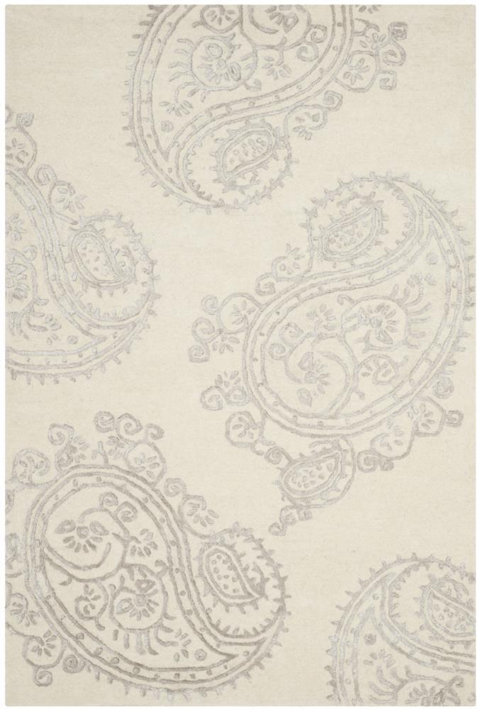 Bella BEL153 Hand Tufted Area Rug - Ivory/Beige - 4'x6' - Safavieh.