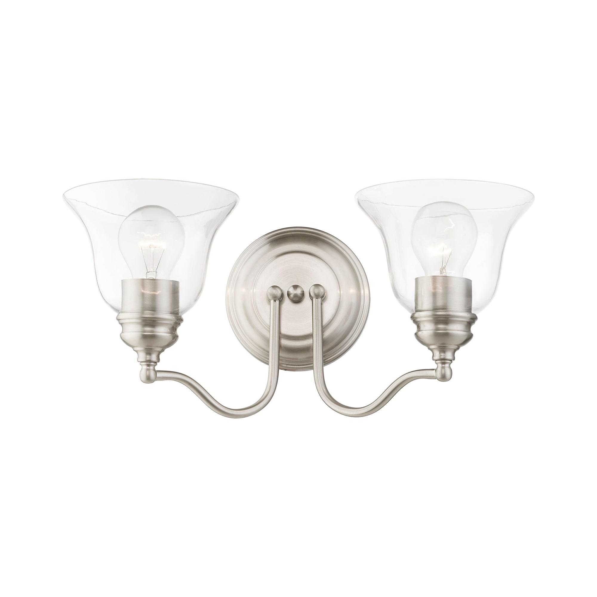 Livex Lighting Moreland 2 - Light Vanity in  Brushed Nickel