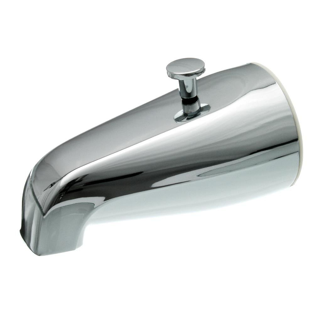 Chrome Universal Fit Tub Spout with Diverter