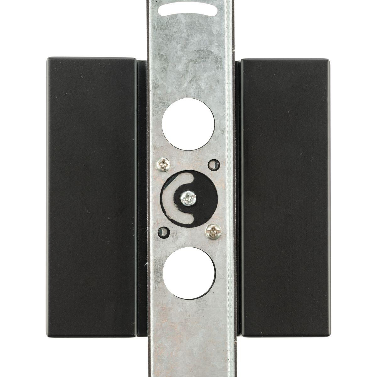 LED Matte Black Contemporary Outdoor Wall Light