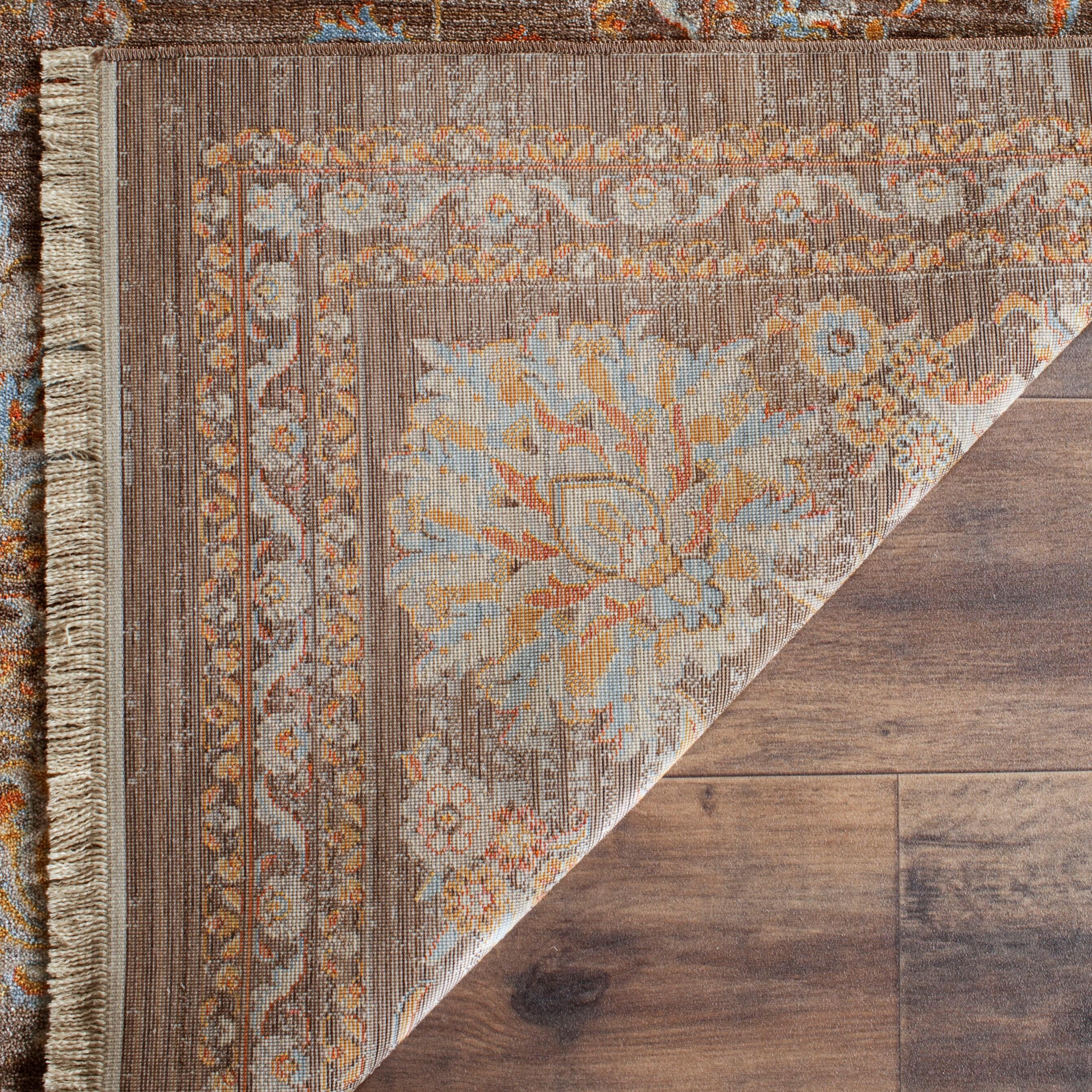 Vintage Persian VTP469 Power Loomed Indoor Runner Rug - Brown/Multi - 2'2"x12' - Safavieh