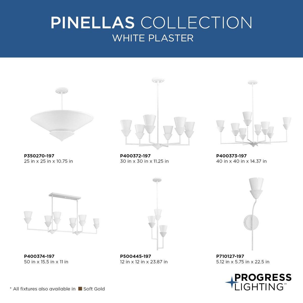 Pinellas 8 - Light Dimmable Tiered Chandelier