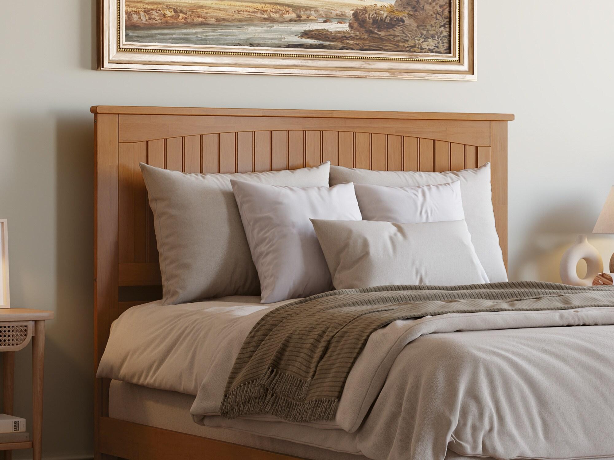 AFI Furnishings Nantucket Low Profile Solid Wood Platform Bed with Matching Footboard