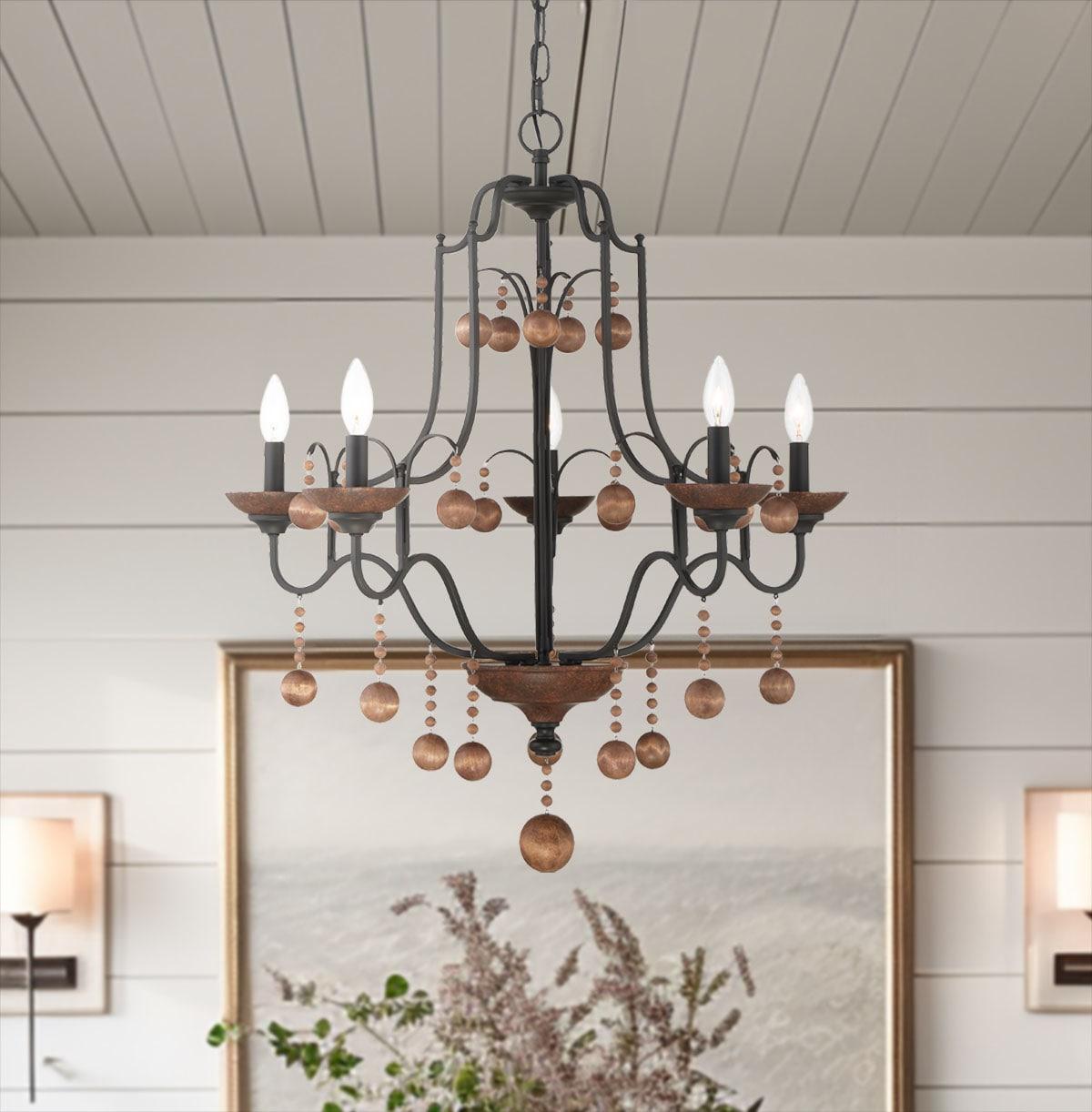 Minka Lavery - Colonial Charm - 5 Light Chandelier-31.75 Inches Tall and 28