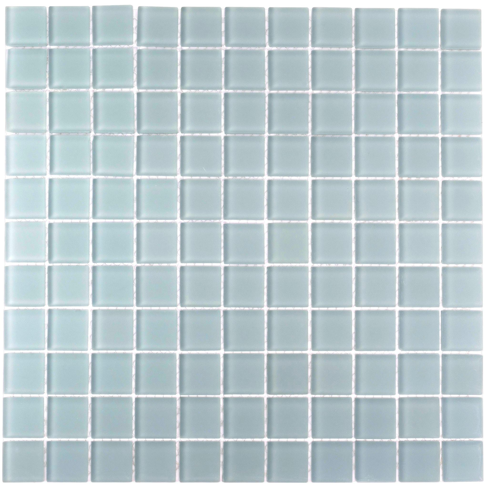 1"X1" Matte Finished Glass Mosaic Tile