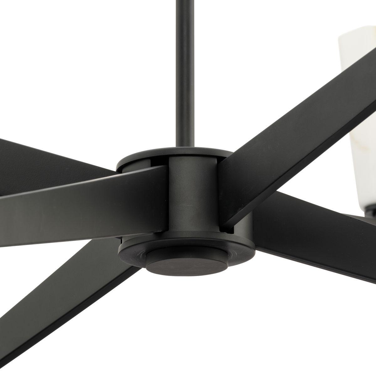 Progress Lighting Tosca 6 - Light Chandelier in  Matte Black