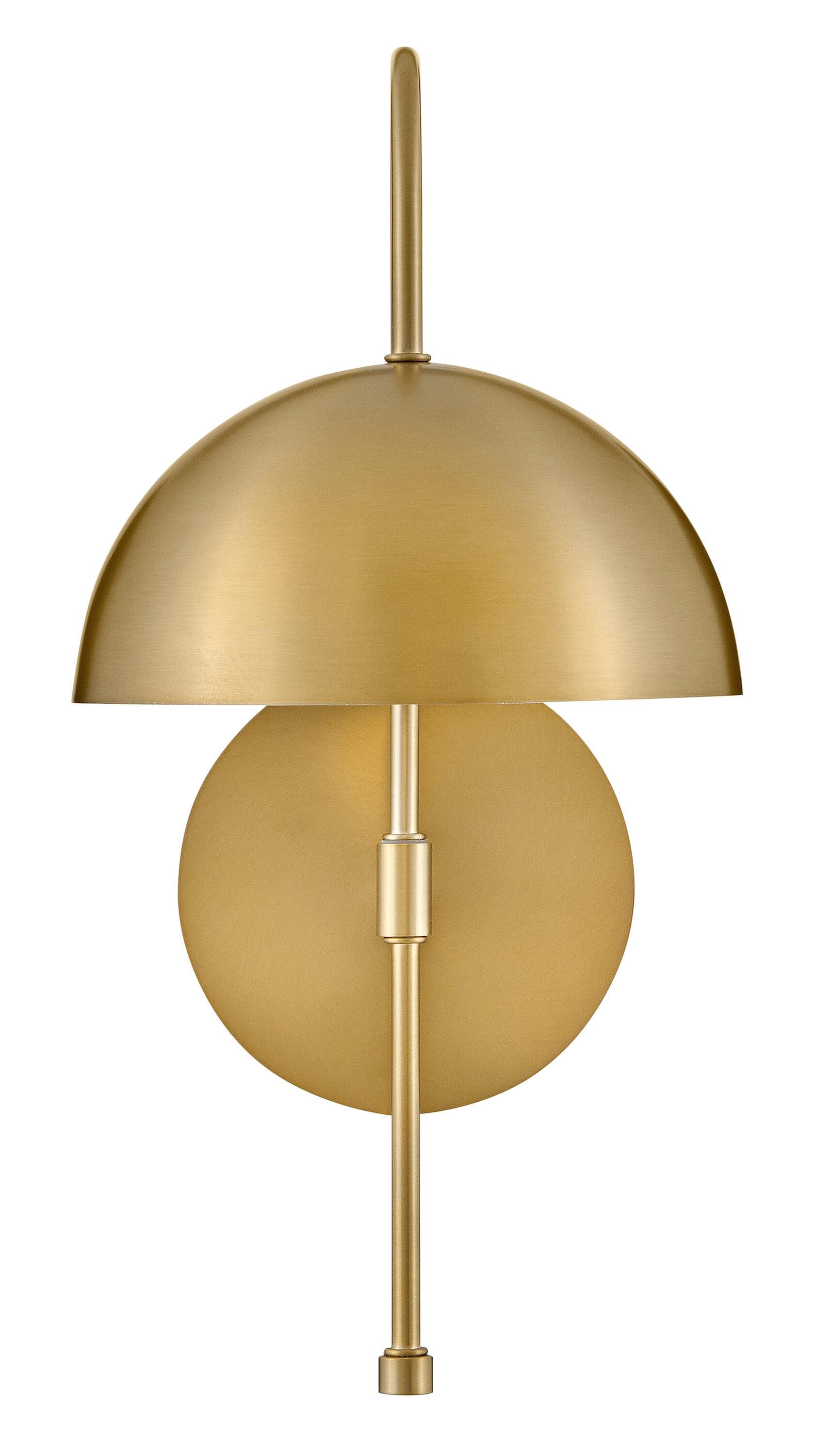 Lark Lou 1 - Light Sconce in  Lacquered Brass