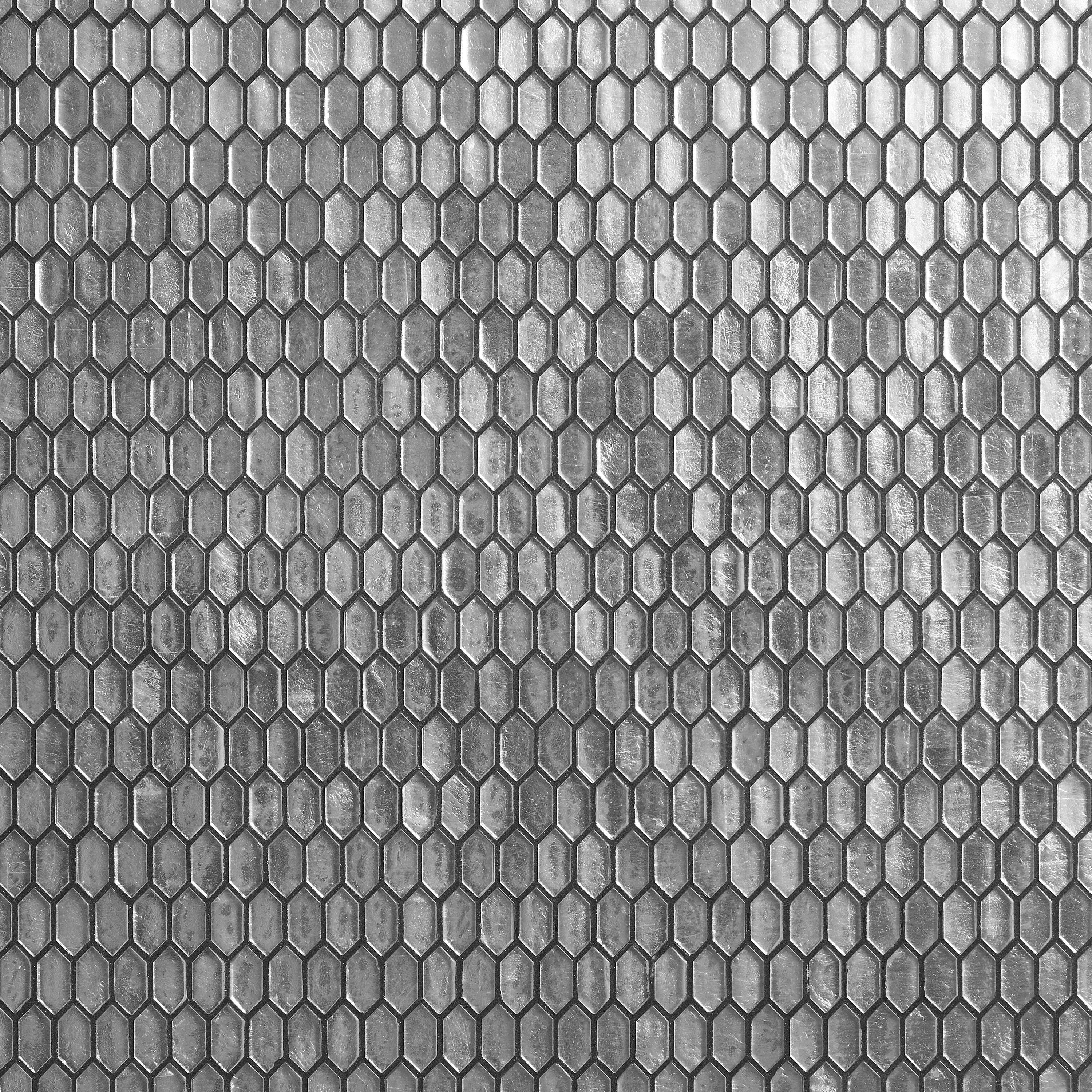 Whisper 11.61" x 11.73" Polished Mini Picket Glass Mosaic Wall Tile (0.94 Sq. Ft. / each)