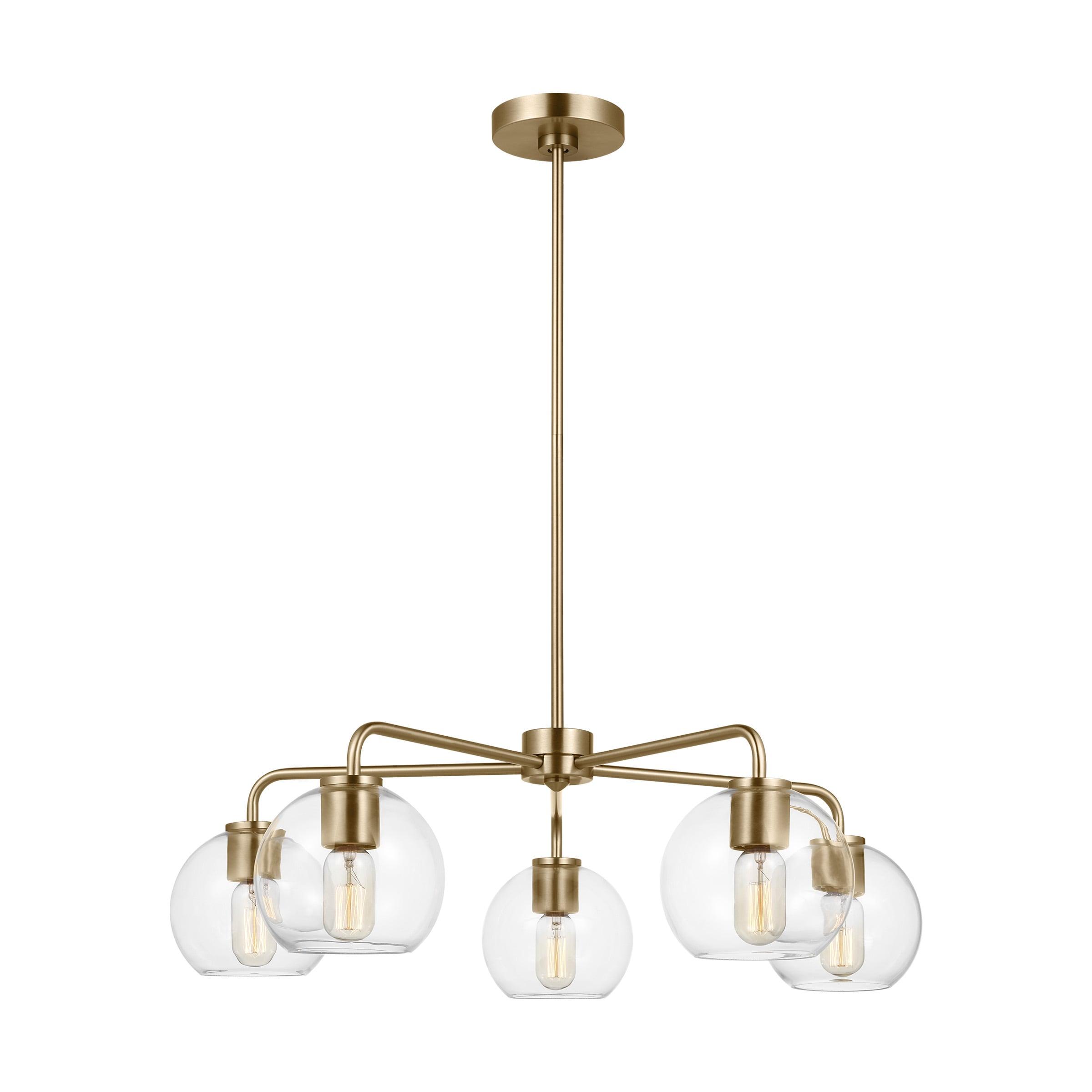 Rooks 5 Light Metal Dimmable Sputnik Chandelier