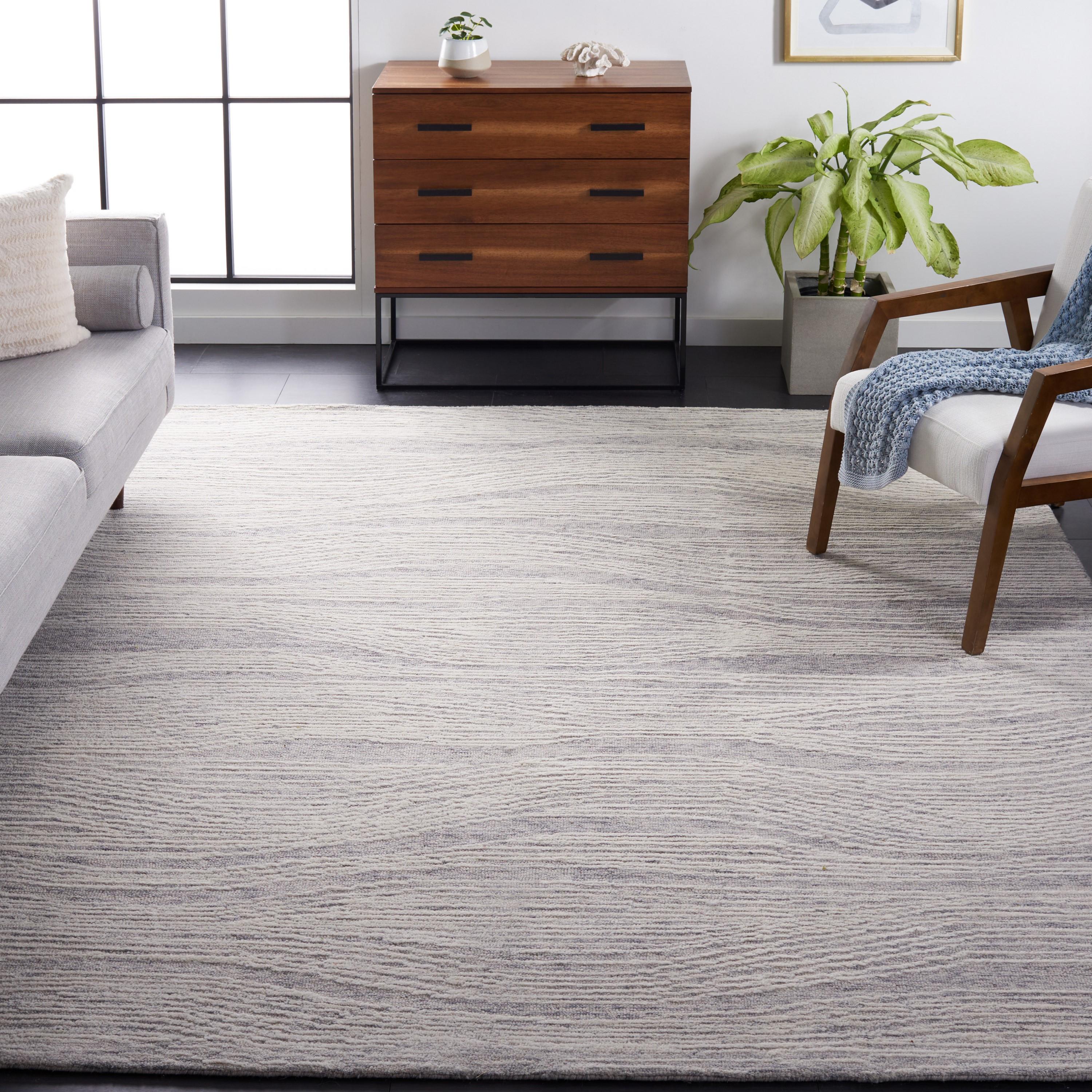 SAFAVIEH Metro Bridget Abstract Area Rug, Grey/Ivory, 8' x 10'