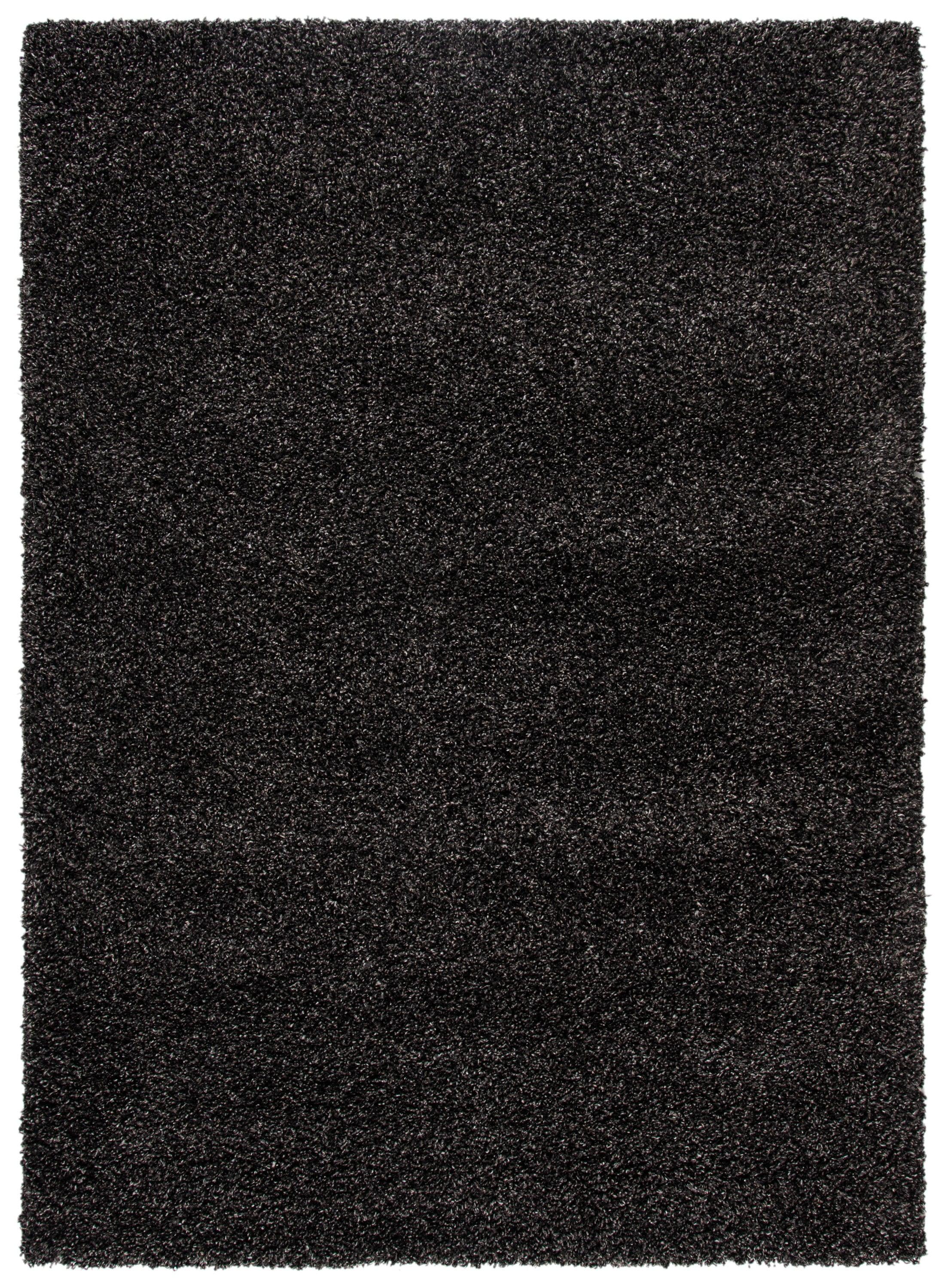 Evolution Shag EVO520 Power Loomed Area Rug - Charcoal - 4'x6' - Safavieh.