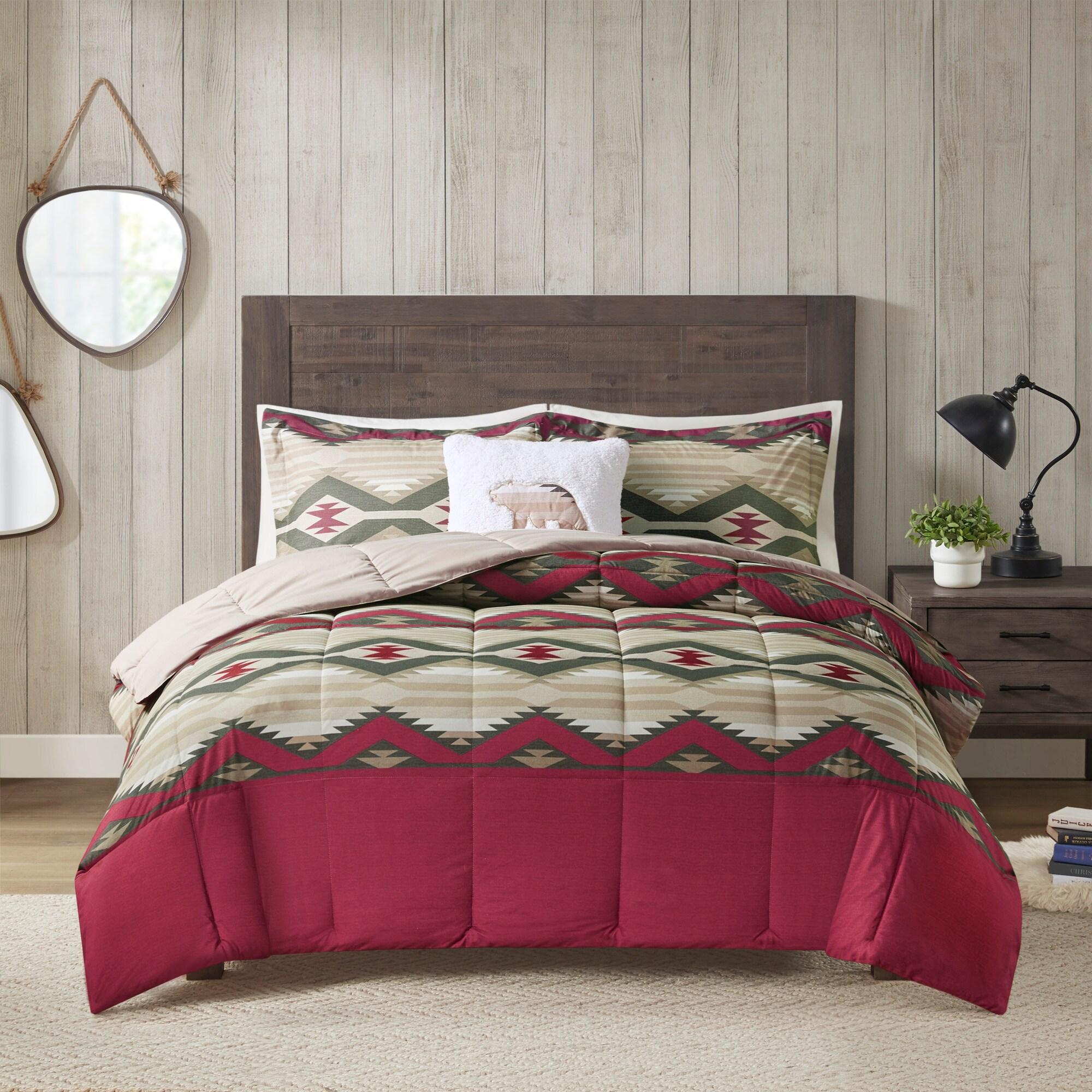 Woolrich Woolrich Emmet Creek Down Alternative Comforter Set with Throw Pillow
