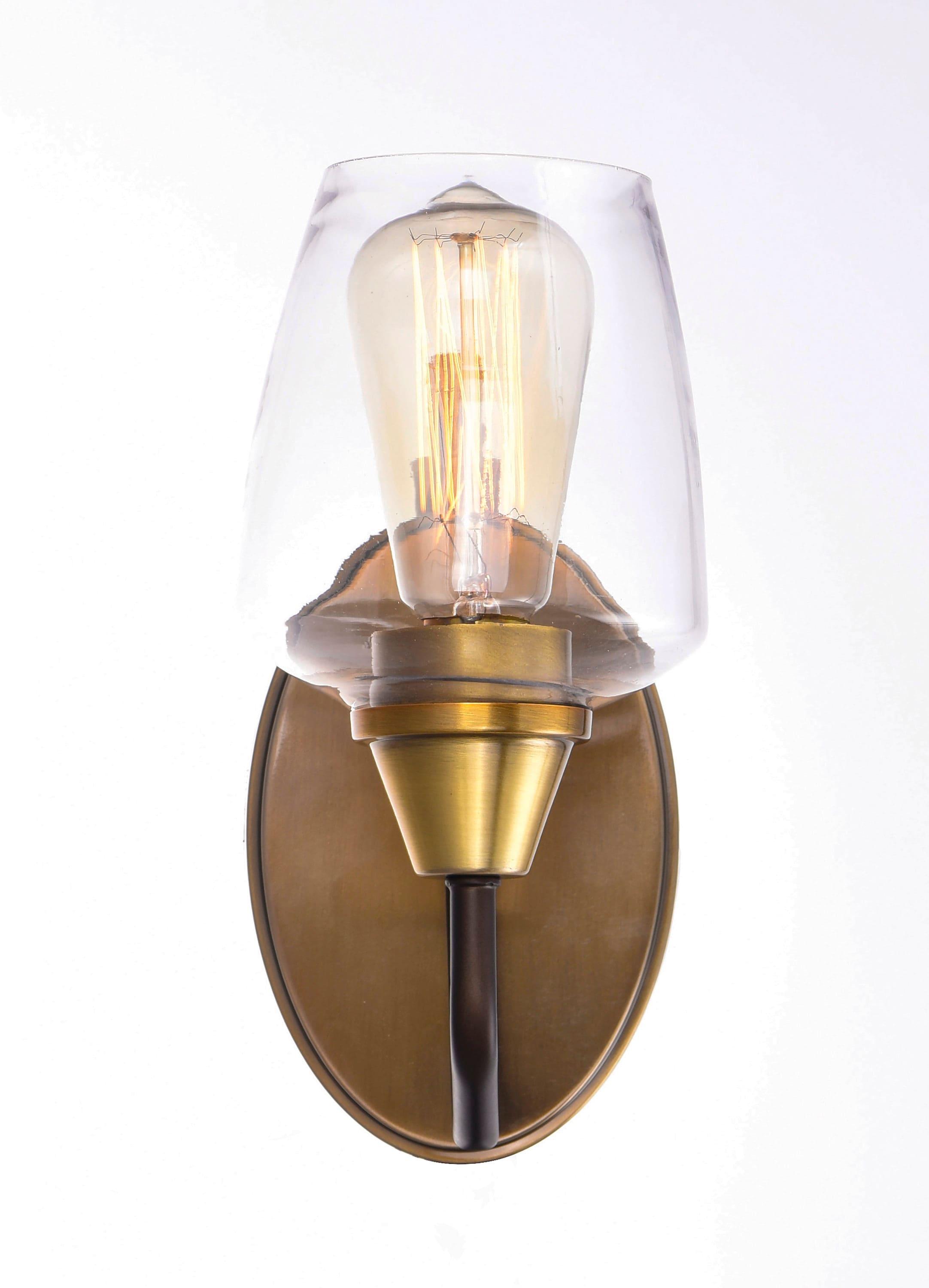 Maxim Lighting Goblet 1 - Light Wall Light in  Bronze/Antique Brass