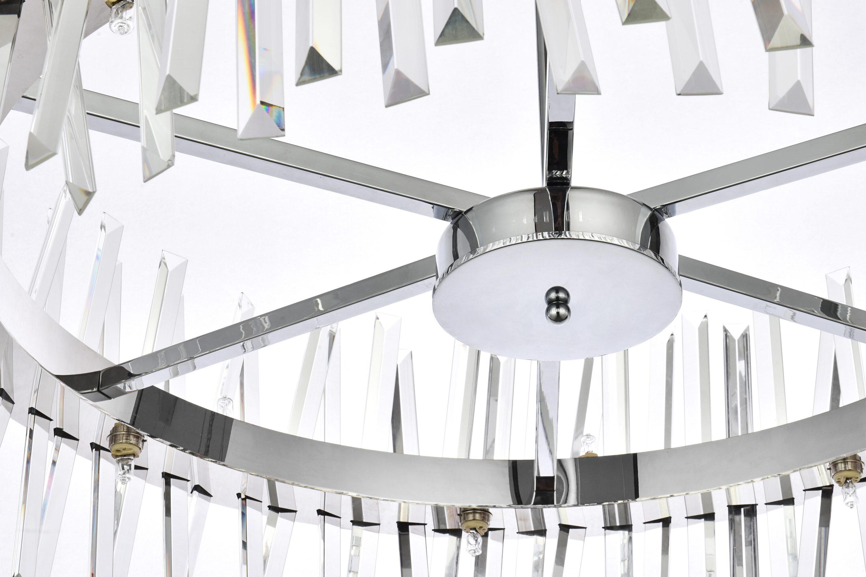 Elegant Lighting Serephina 16 - Light Chandelier in  Chrome