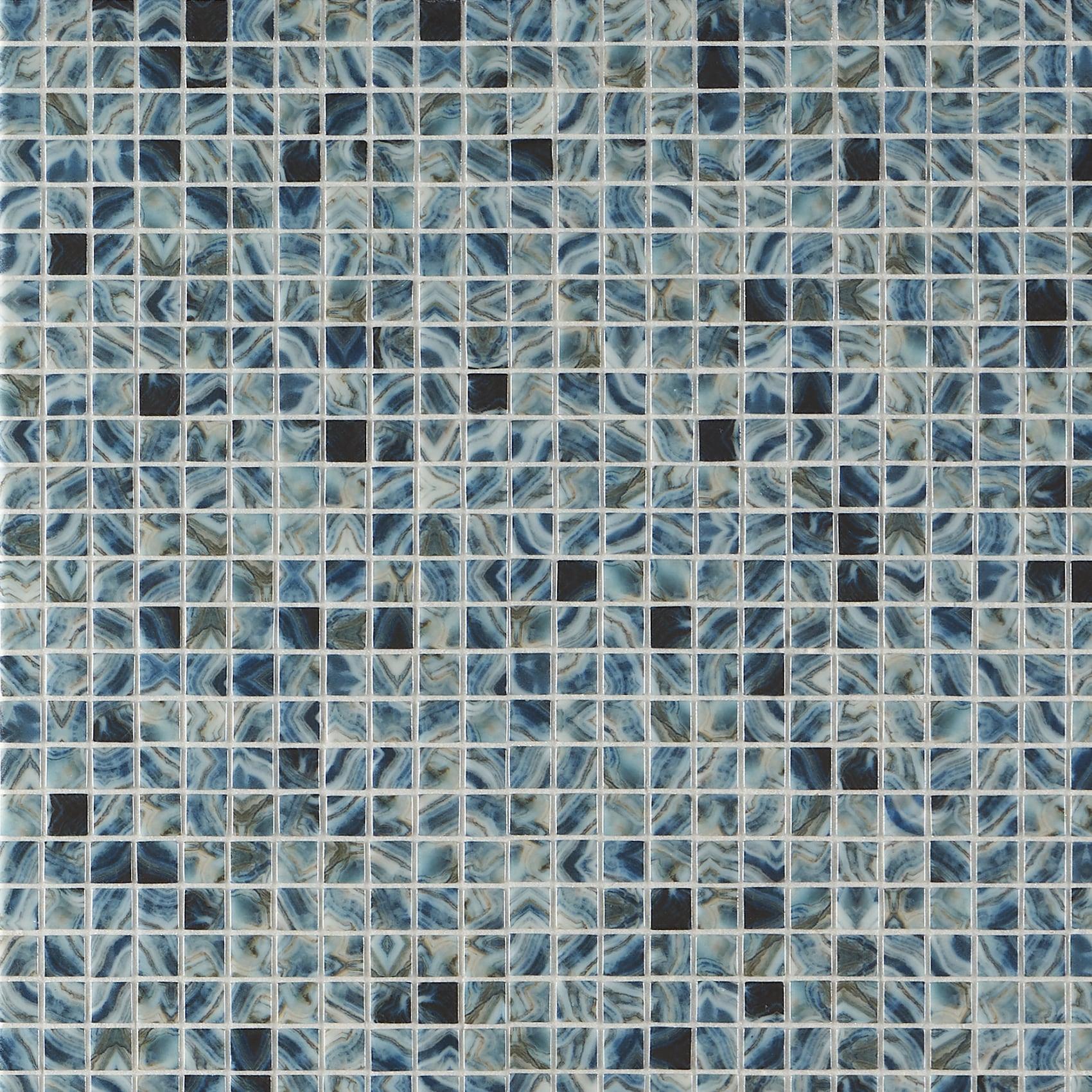 Rapids 1" x 1" Glass Grid Mosaic Wall & Floor Tile