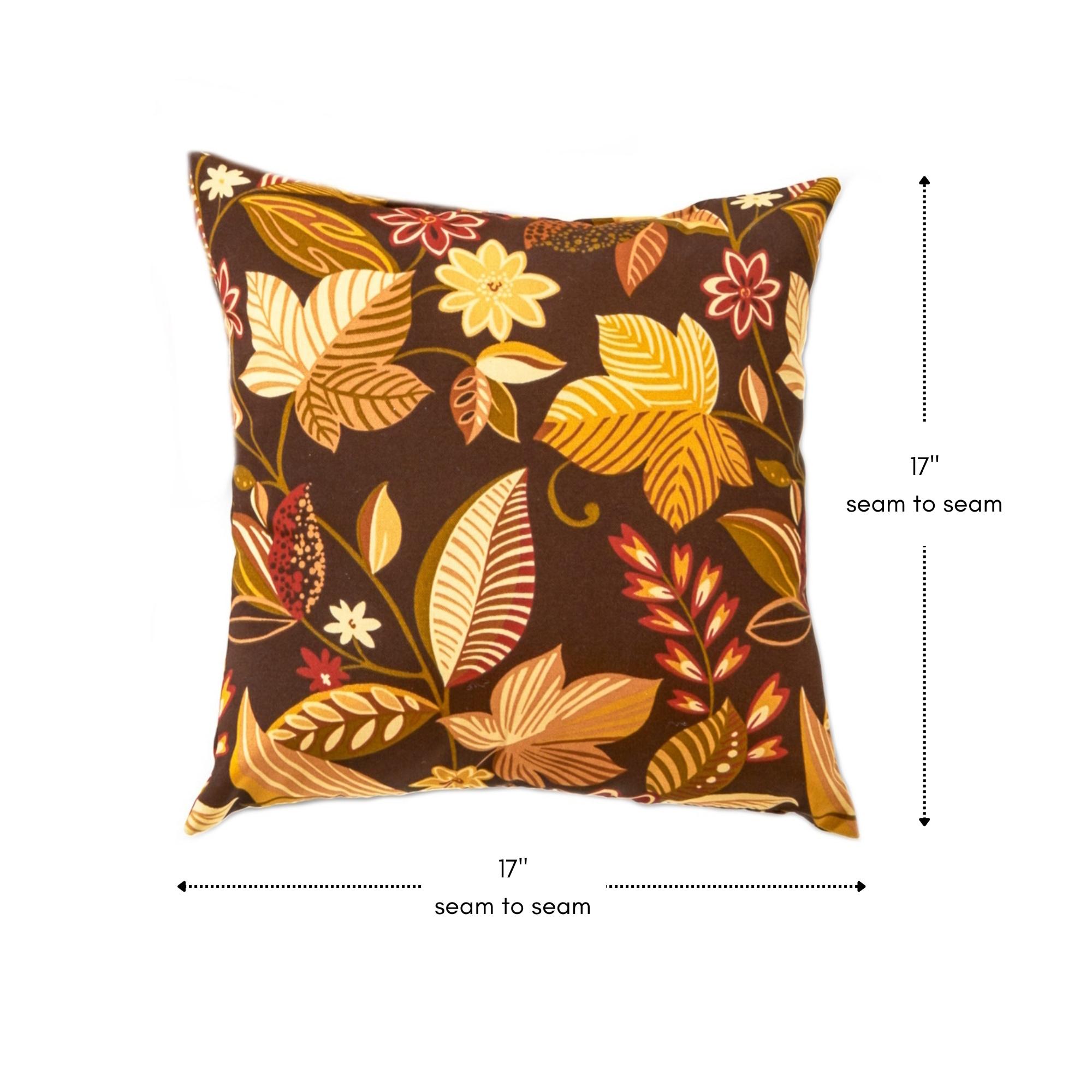 Indoor/Outdoor Reversible Throw Pillow