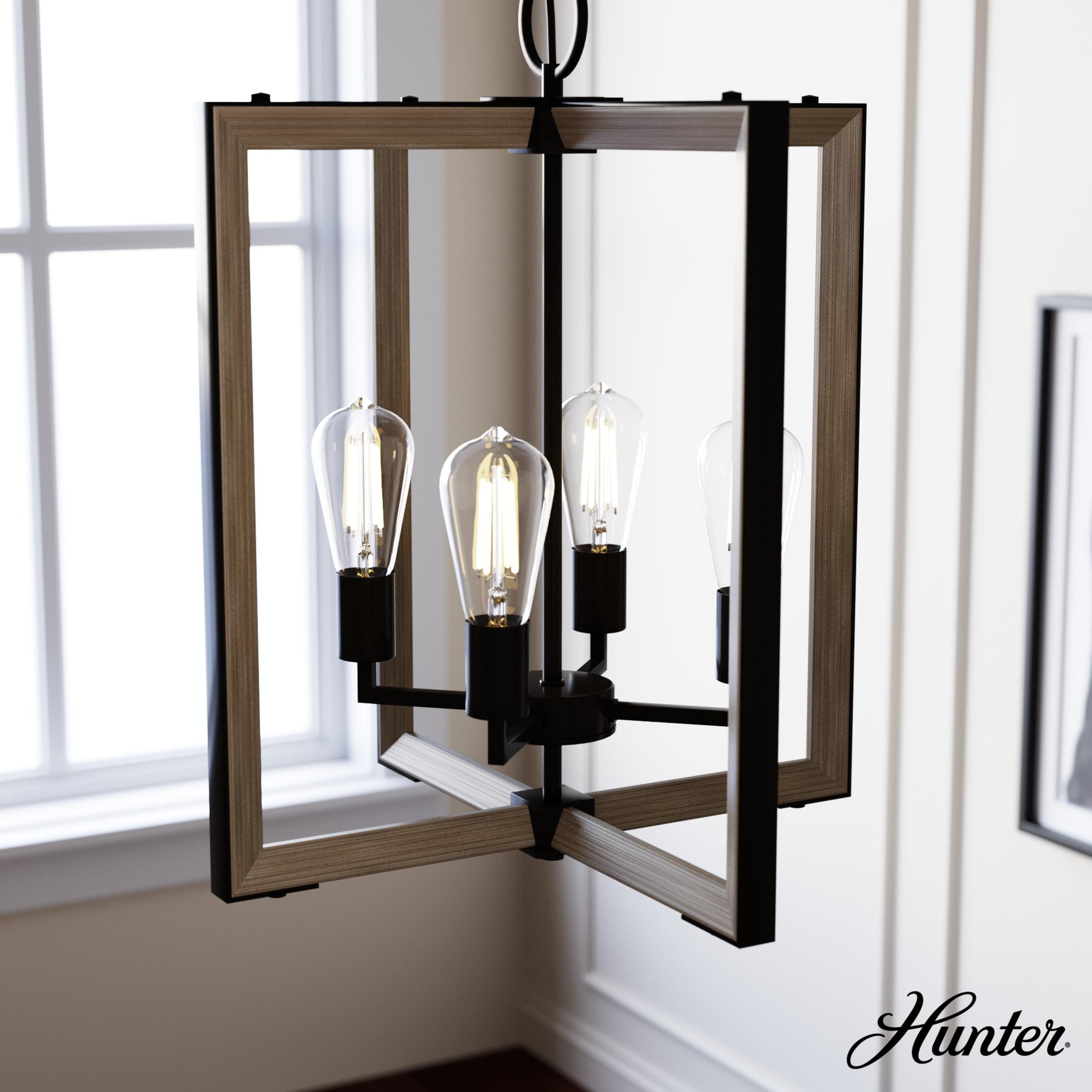 Hunter Fan Woodburn 4 Light 18 Inch Pendant Ceiling Light Fixture
