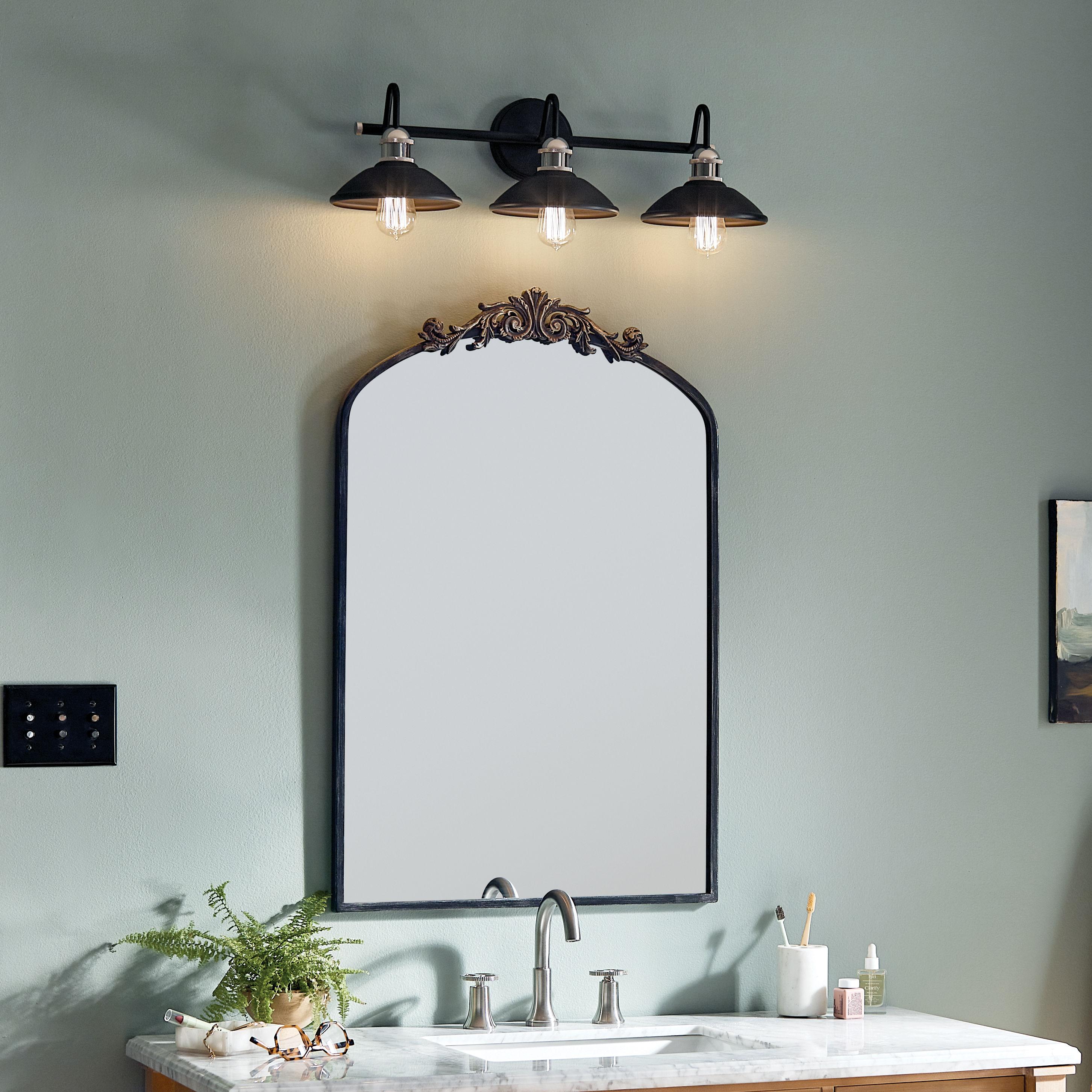 Kichler Lighting Clyde 3 - Light Vanity in  Black