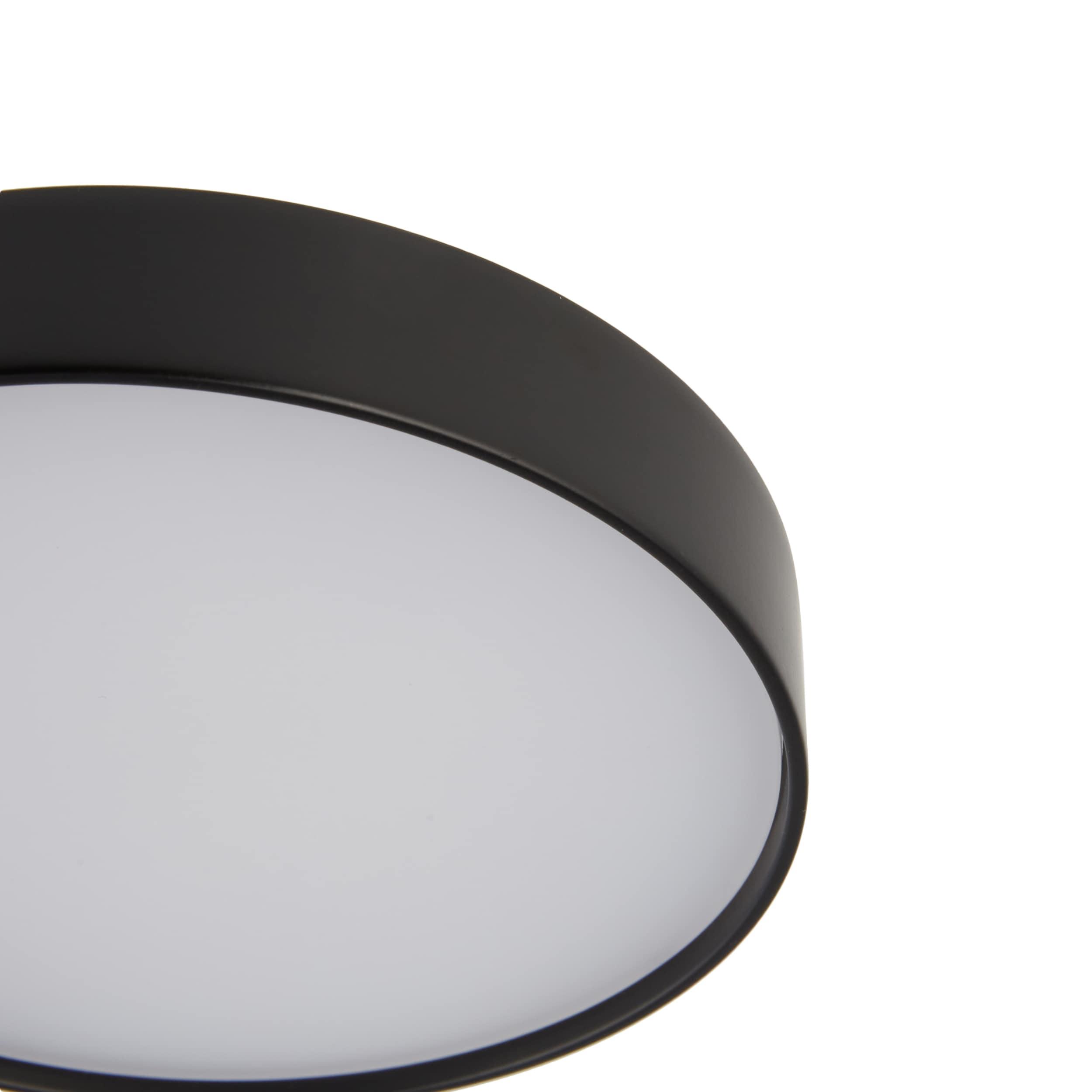 Maxim 57660Wt Trim 5" Wide Integrated Led Flush Mount Ceiling Fixture - Black