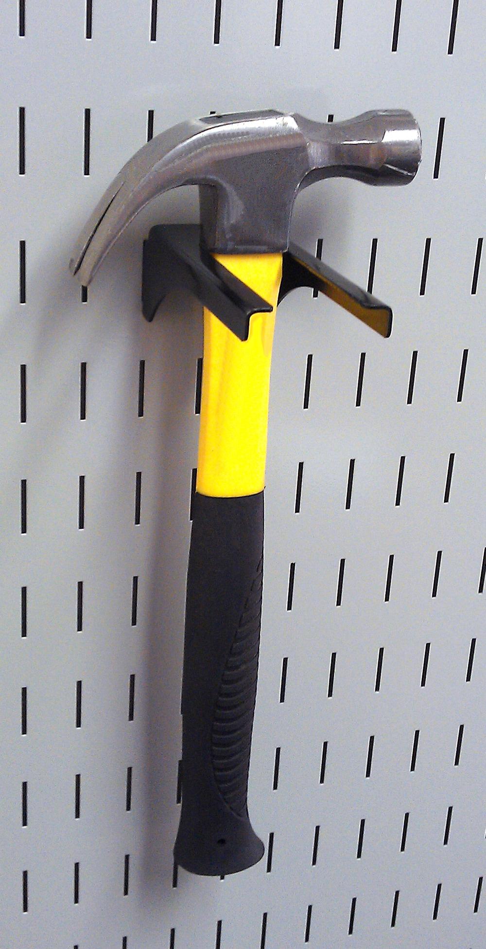Wall Control 26 -Piece Steel Pegboard hook in Black ( 2.0-Inches W x 2.0-Inches H )