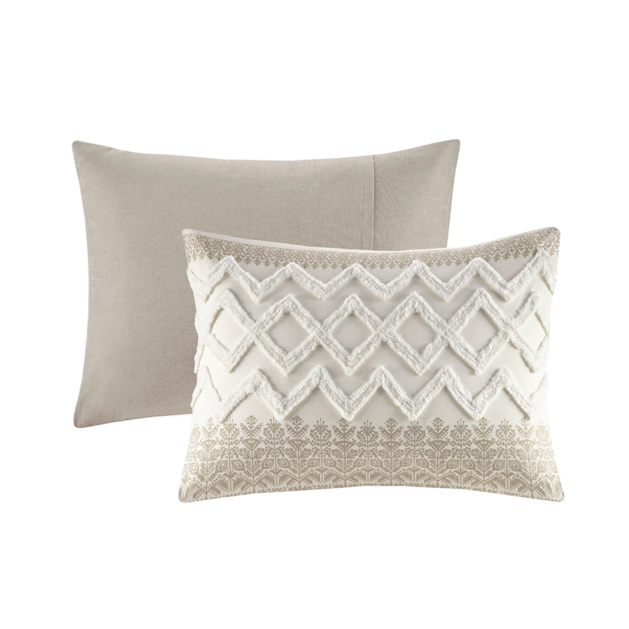 INK+IVY Mila 3 Piece Cotton Comforter Set with Chenille Tufting