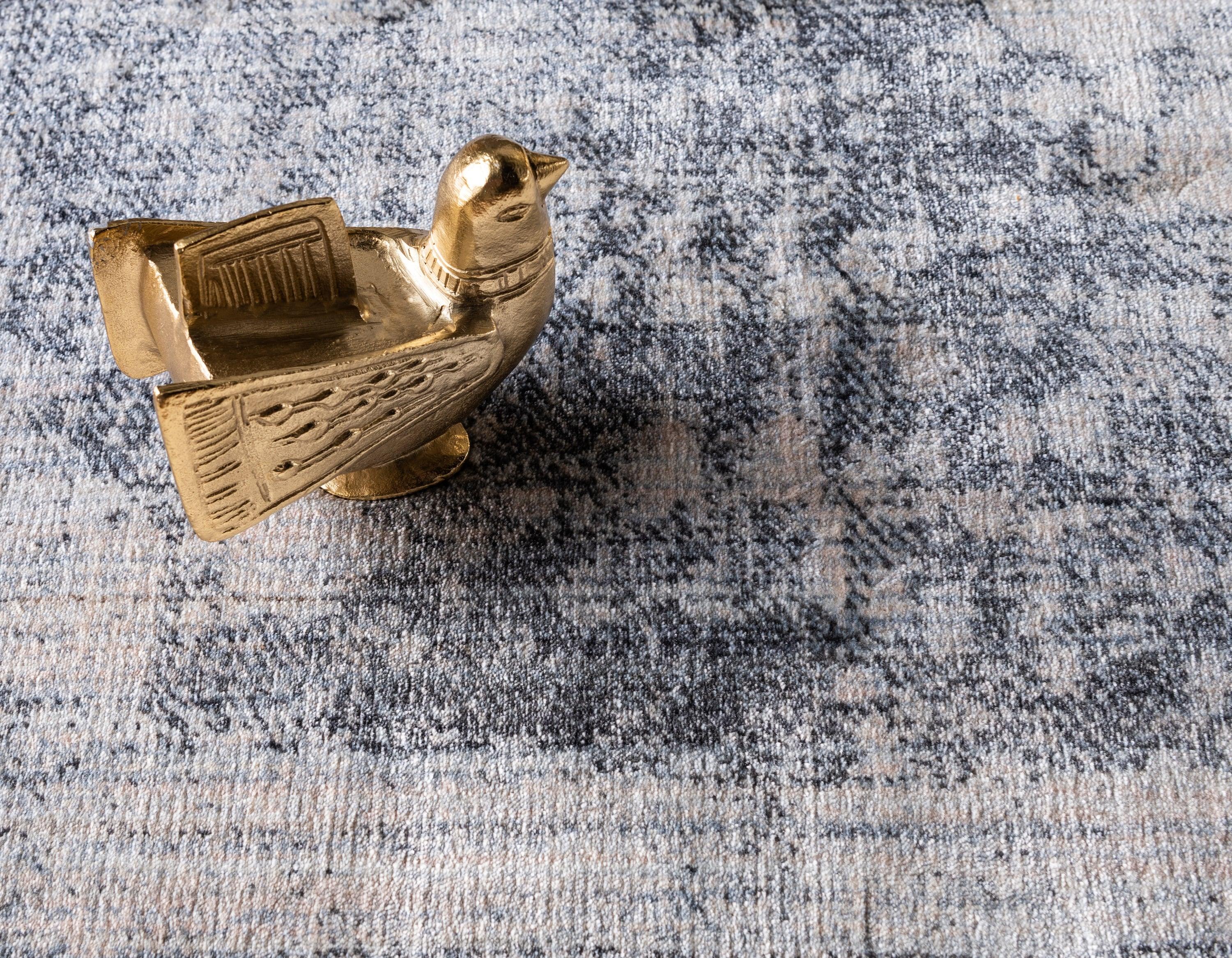 Unique Loom Asheville Collection Area Rug - Rockwell (4' 1" x 6' 1" Rectangle Gray/Beige)