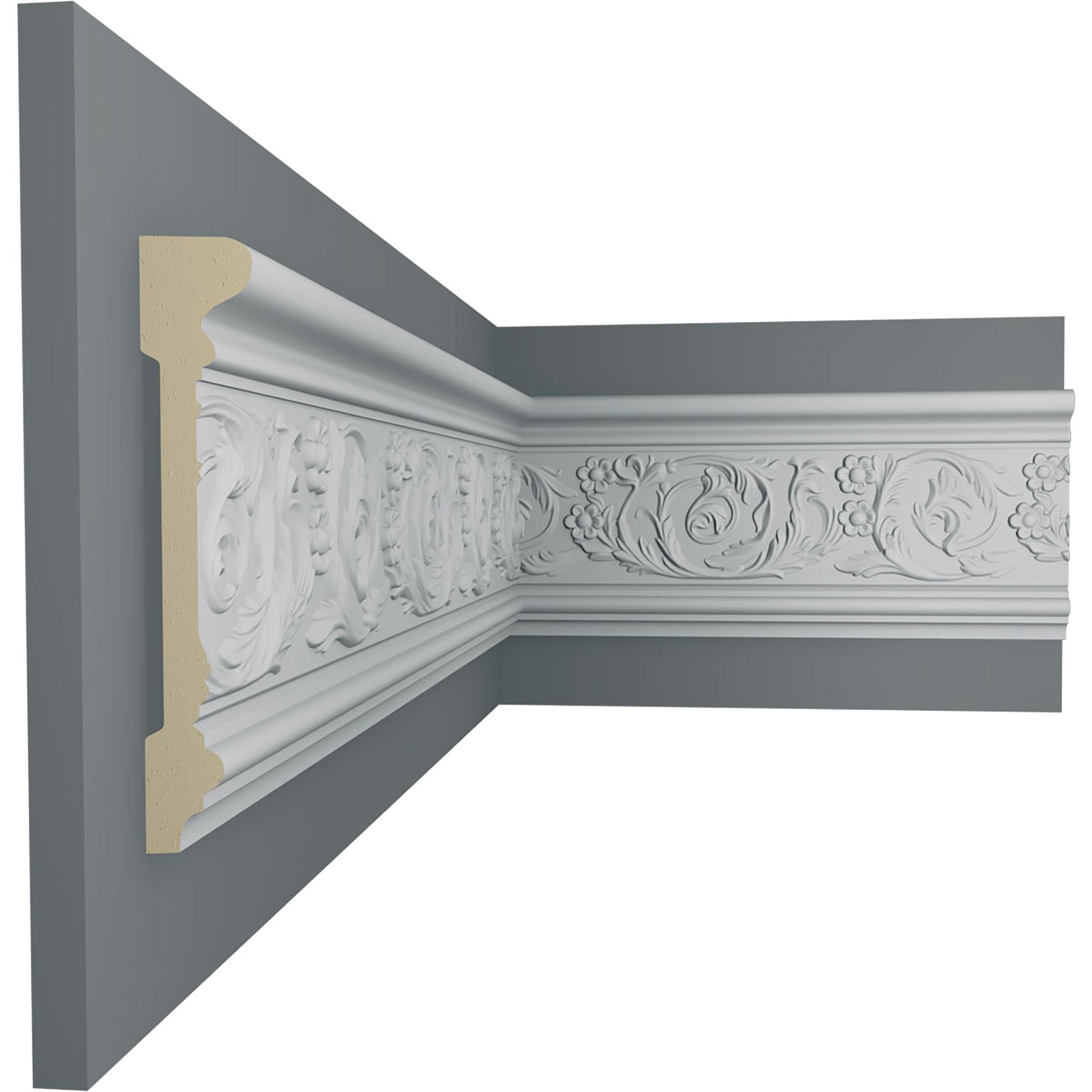 Ekena Millwork 6"H x 1 1/8"P x 94 1/2"L Kinsley Panel Moulding