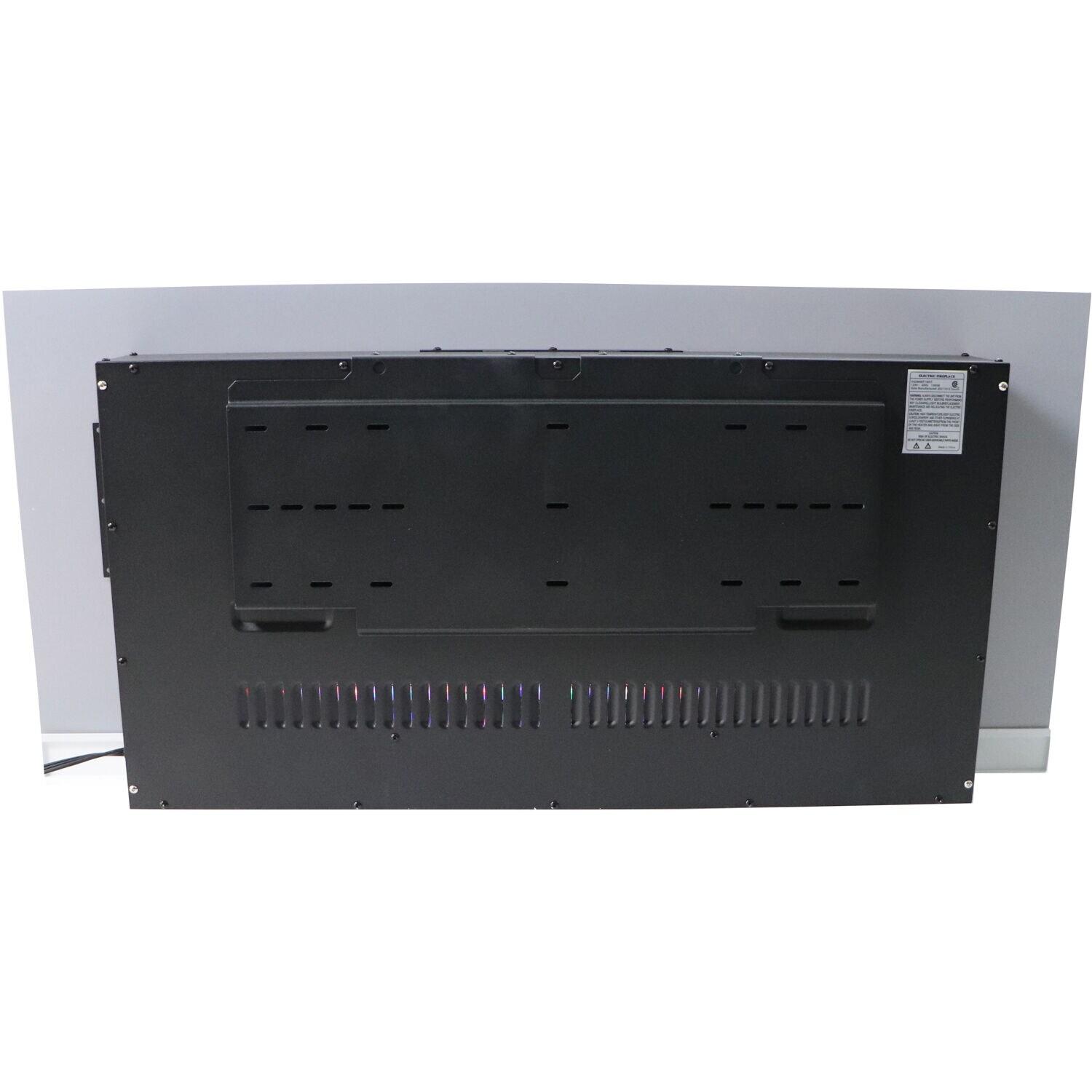 Cambridge Cambridge Wall Mount Electric Fireplace Heater with Remote Control for Indoor Use in Living Room, Bedroom, Home Office