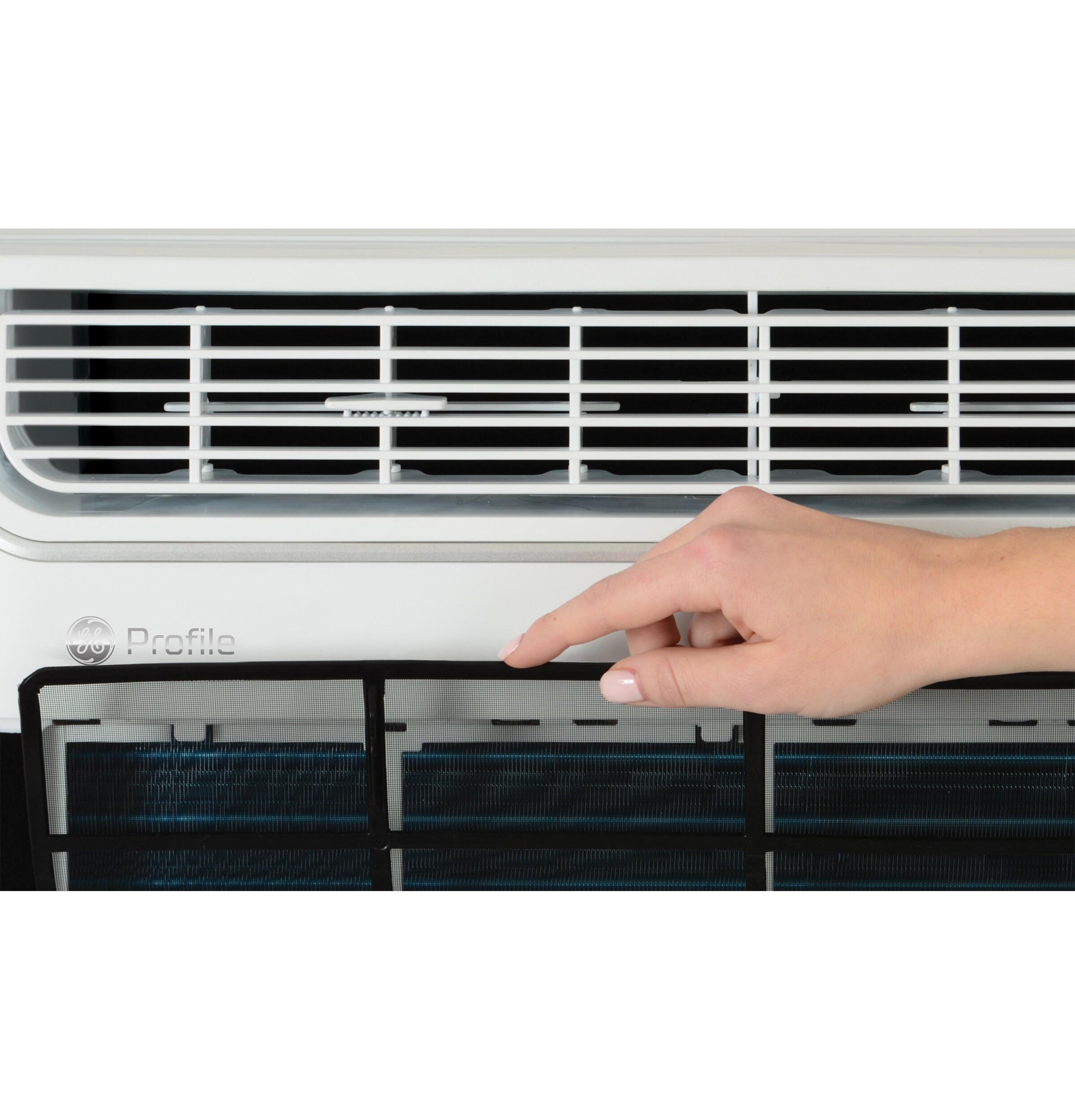 GE 12,000 BTU 110V Smart Window-Mounted Air Conditioner with Wi-Fi