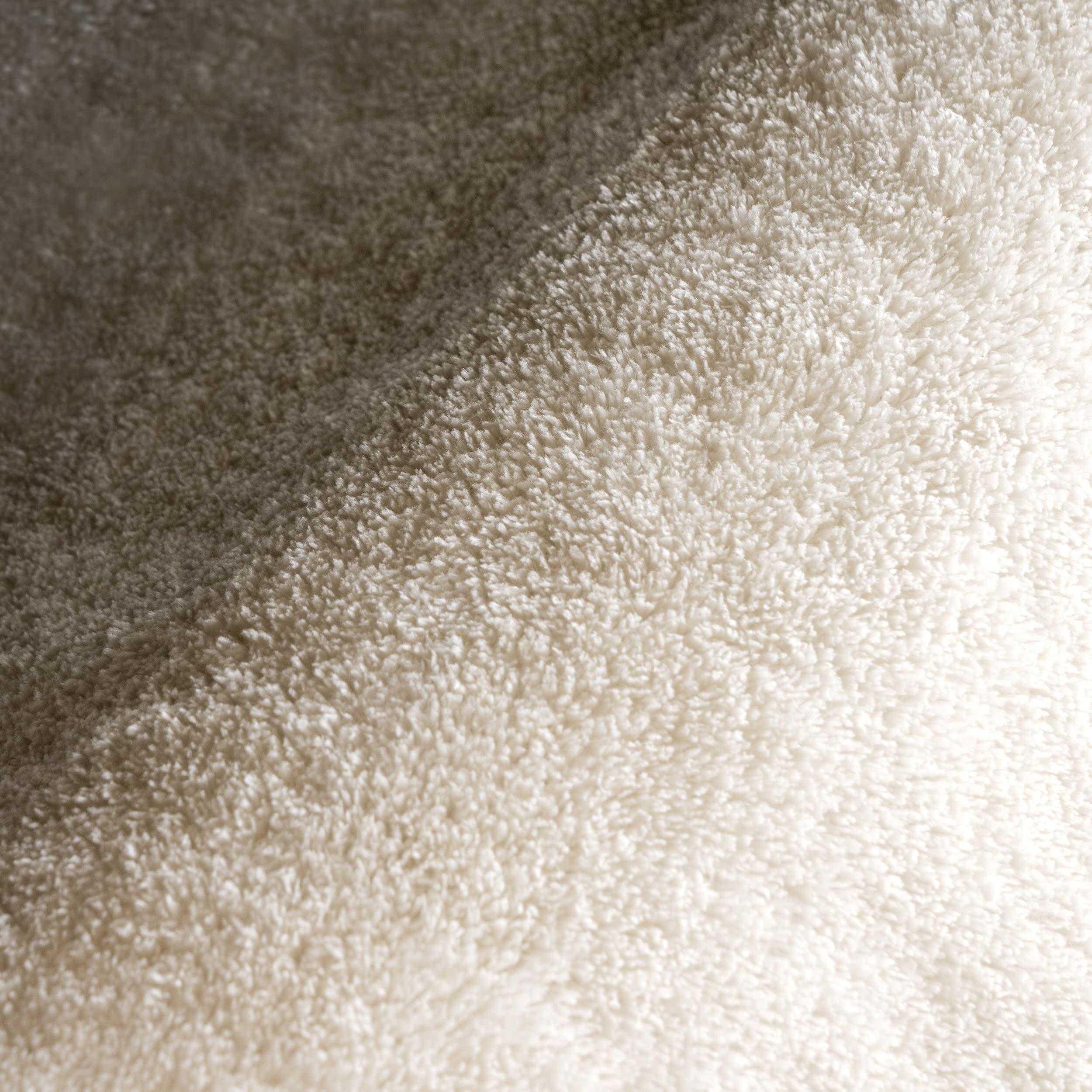 nuLOOM 2' x 3' Cozy Plush SuperiorWash Area Rug, Machine Washable, Non-Slip, Soft Fluffy Shag Carpet for Living Room Bedroom Nursery, Loni Off-white