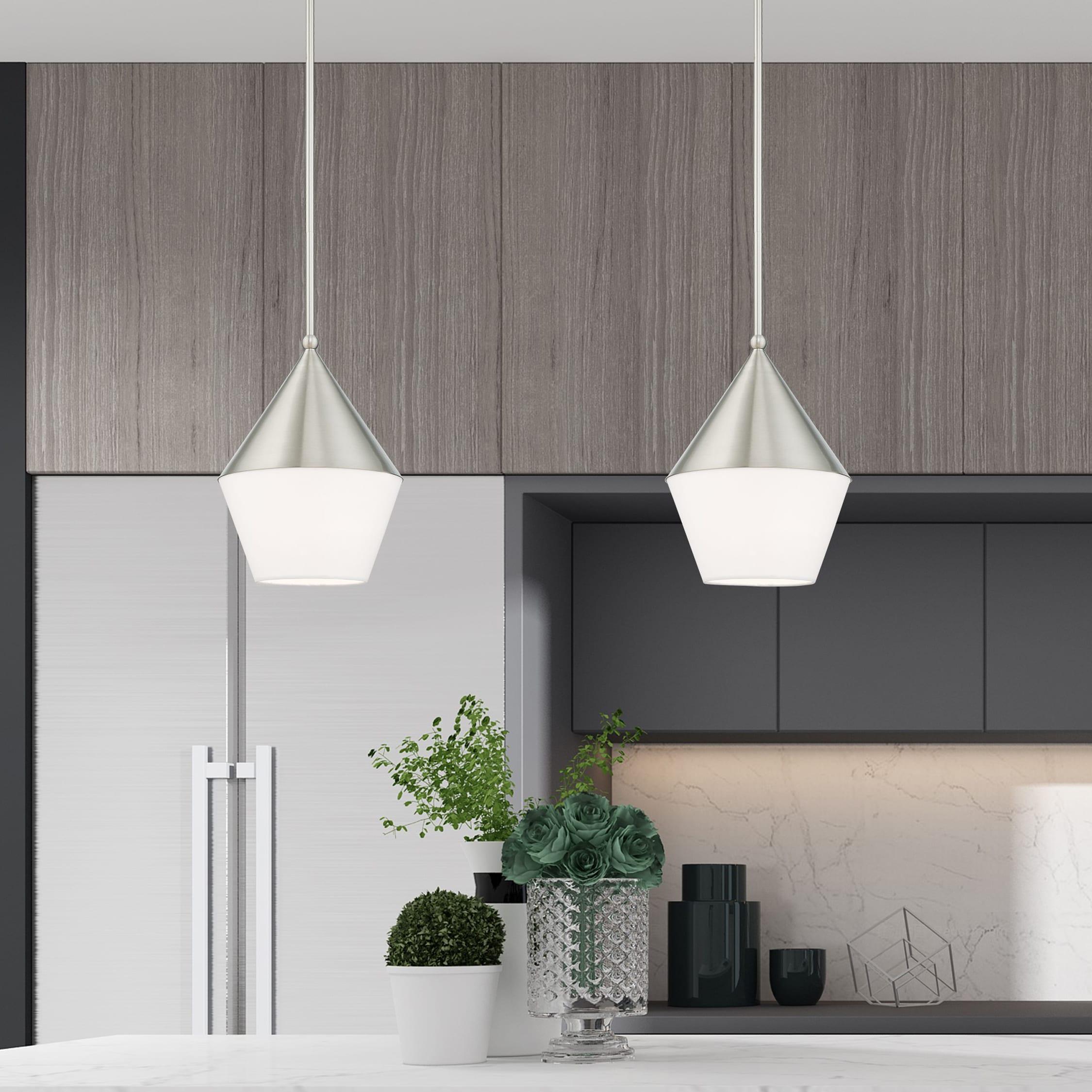 Livex Lighting Stockholm 1 - Light Pendant in  Brushed Nickel