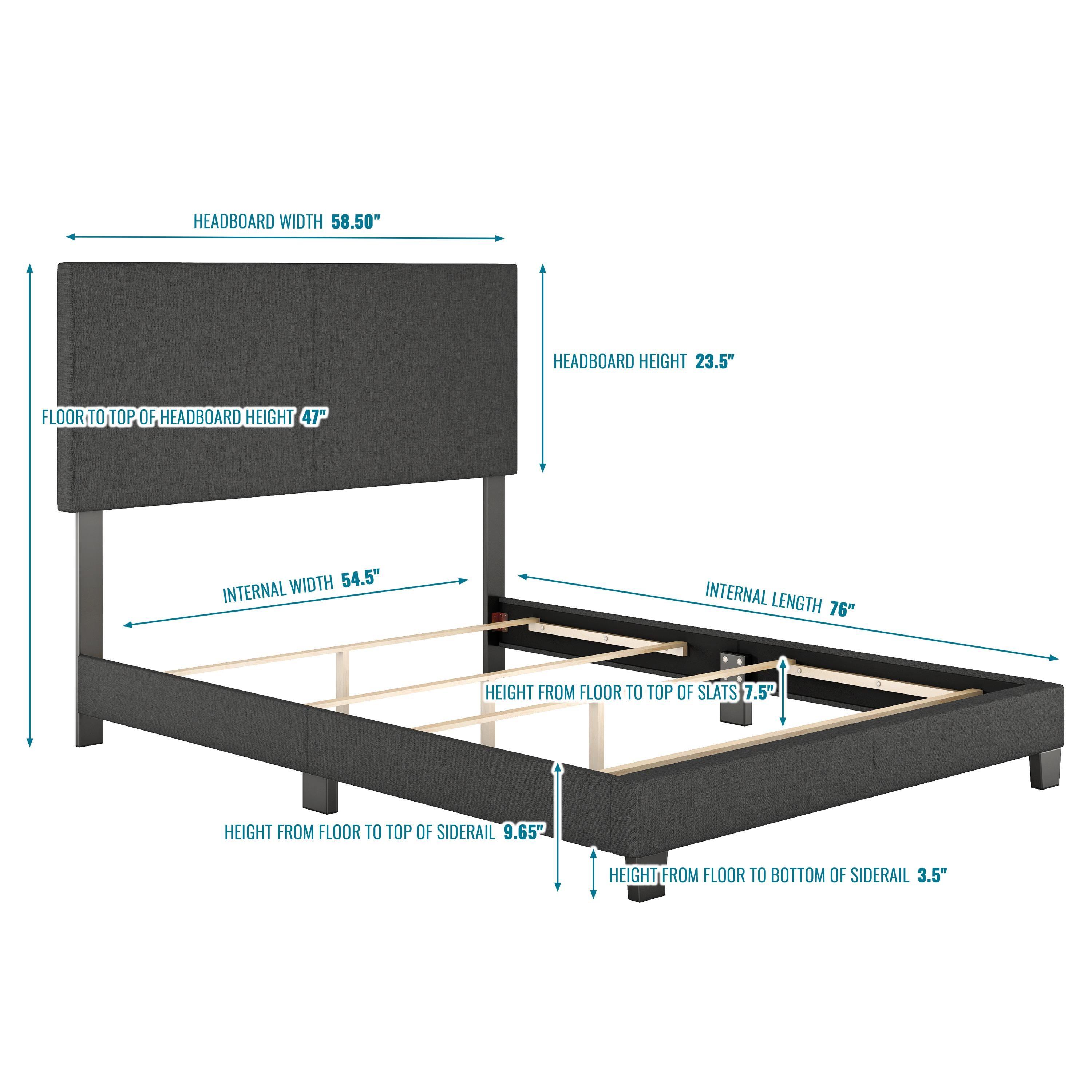 Boyd Sleep MIL897DB Mateo Linen Upholstered Platform Bed